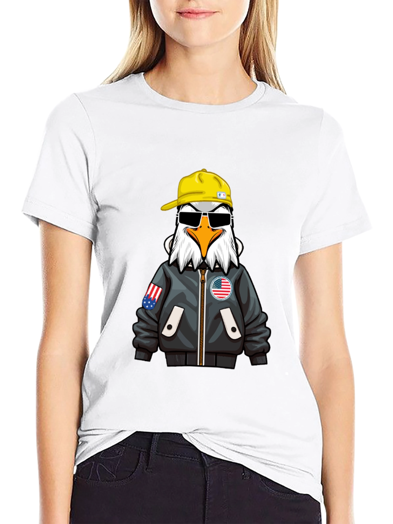 Cool Eagle Graphic T-Shirt