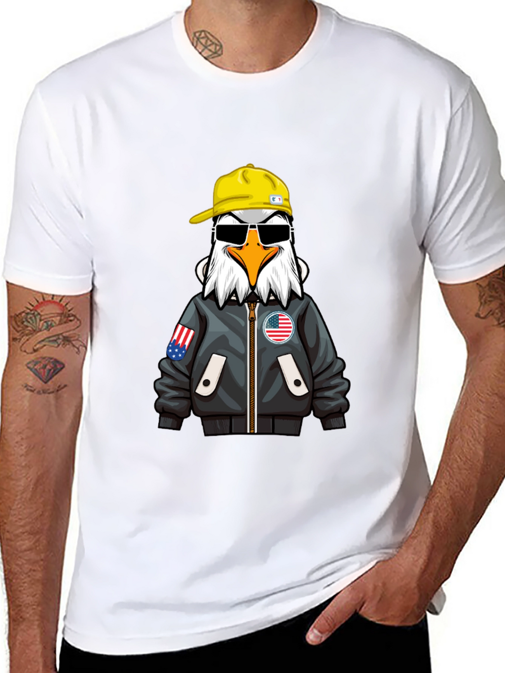Cool Eagle Graphic T-Shirt