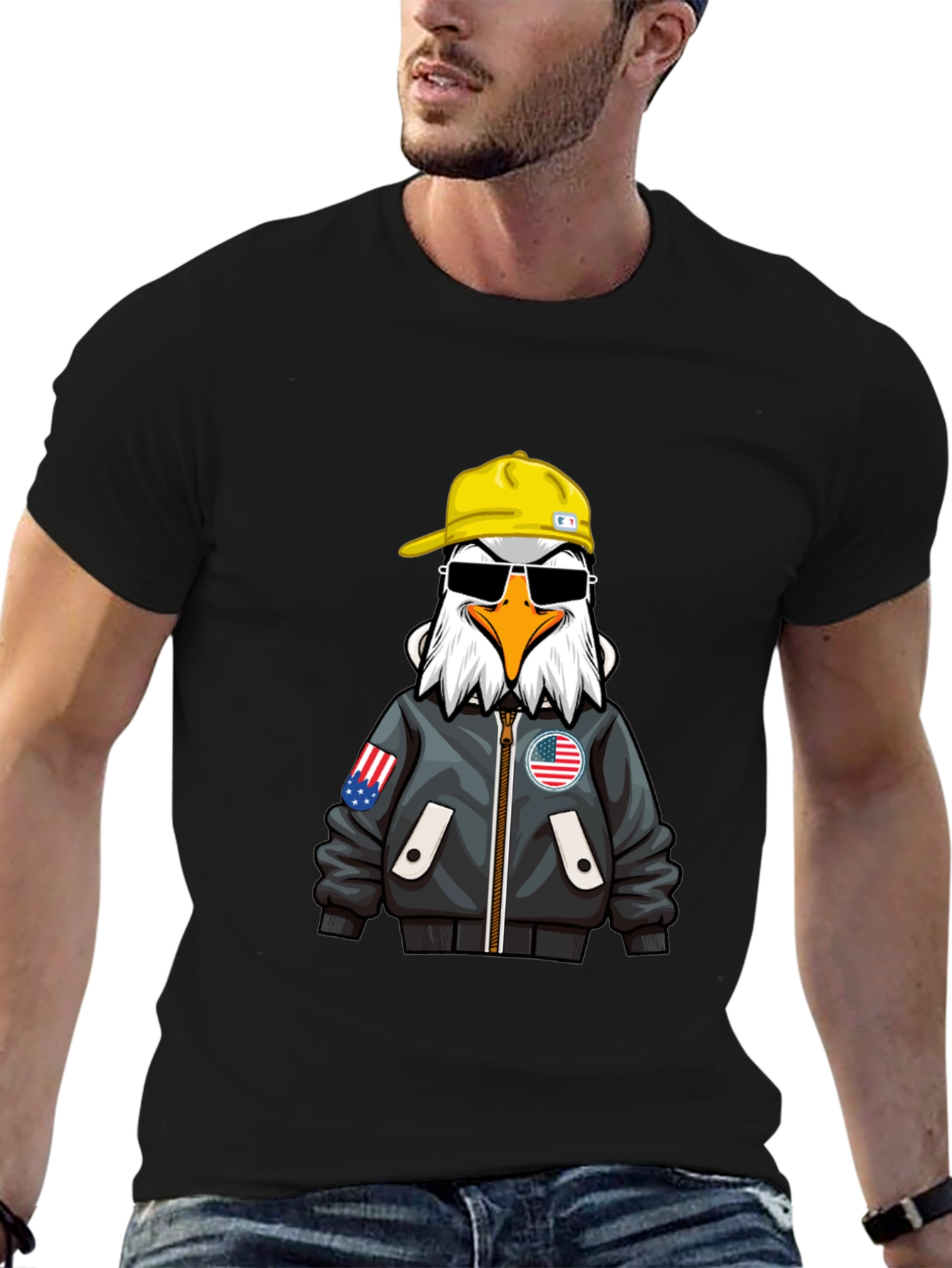 Cool Eagle Graphic T-Shirt