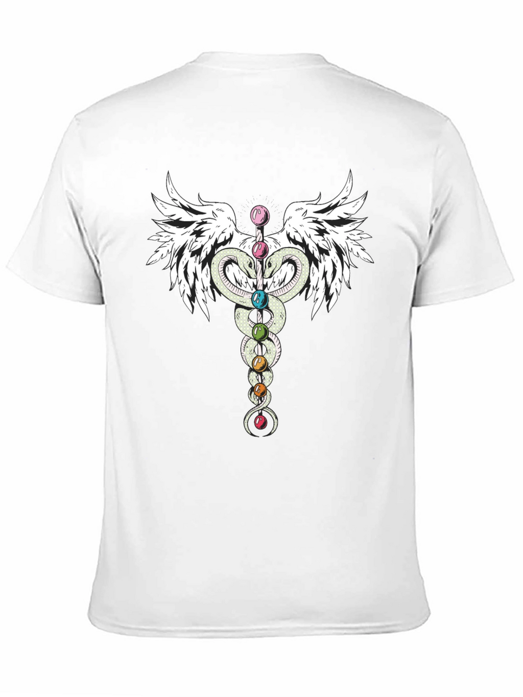 Chakra Caduceus Wings T-Shirt