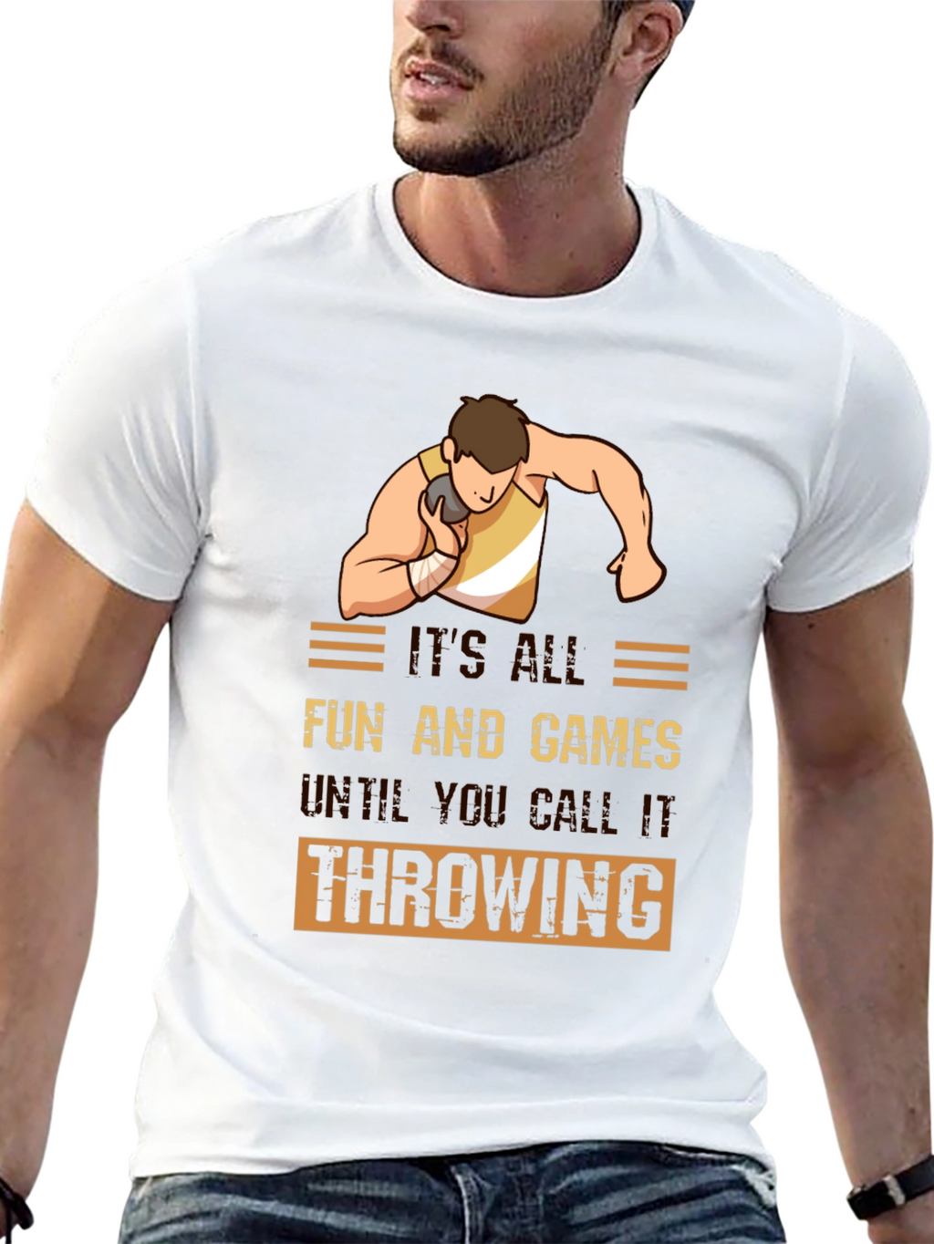 Funny Shot Put Throwing T-Shirt