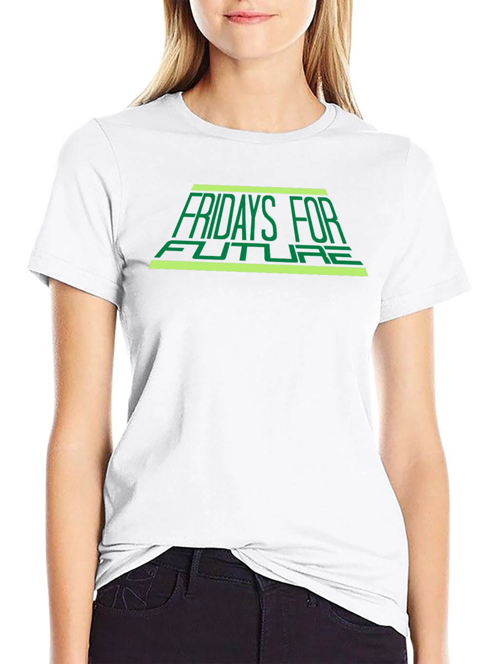 Fridays For Future Black T-Shirt - Eco Awareness