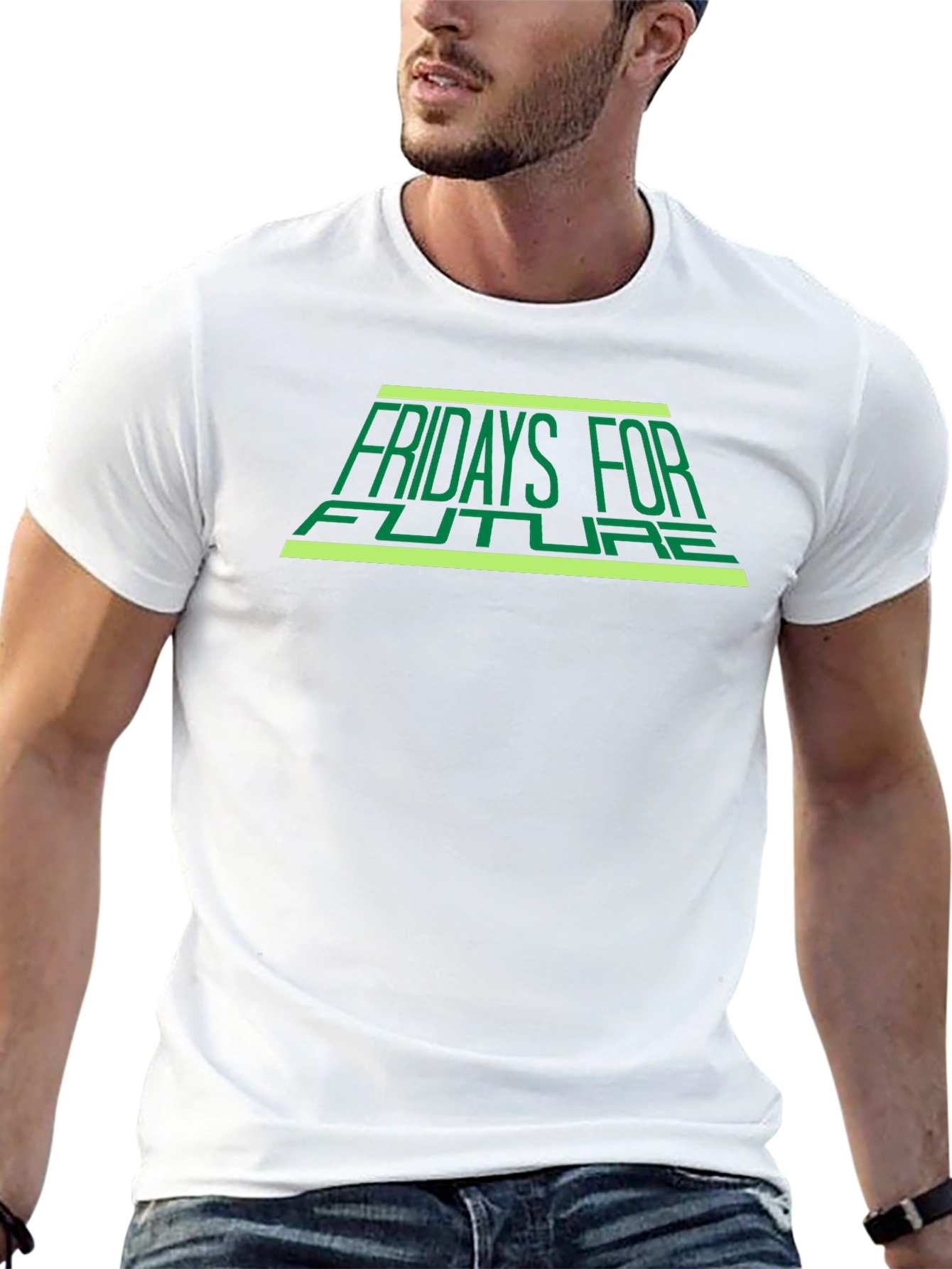 Fridays For Future Black T-Shirt - Eco Awareness