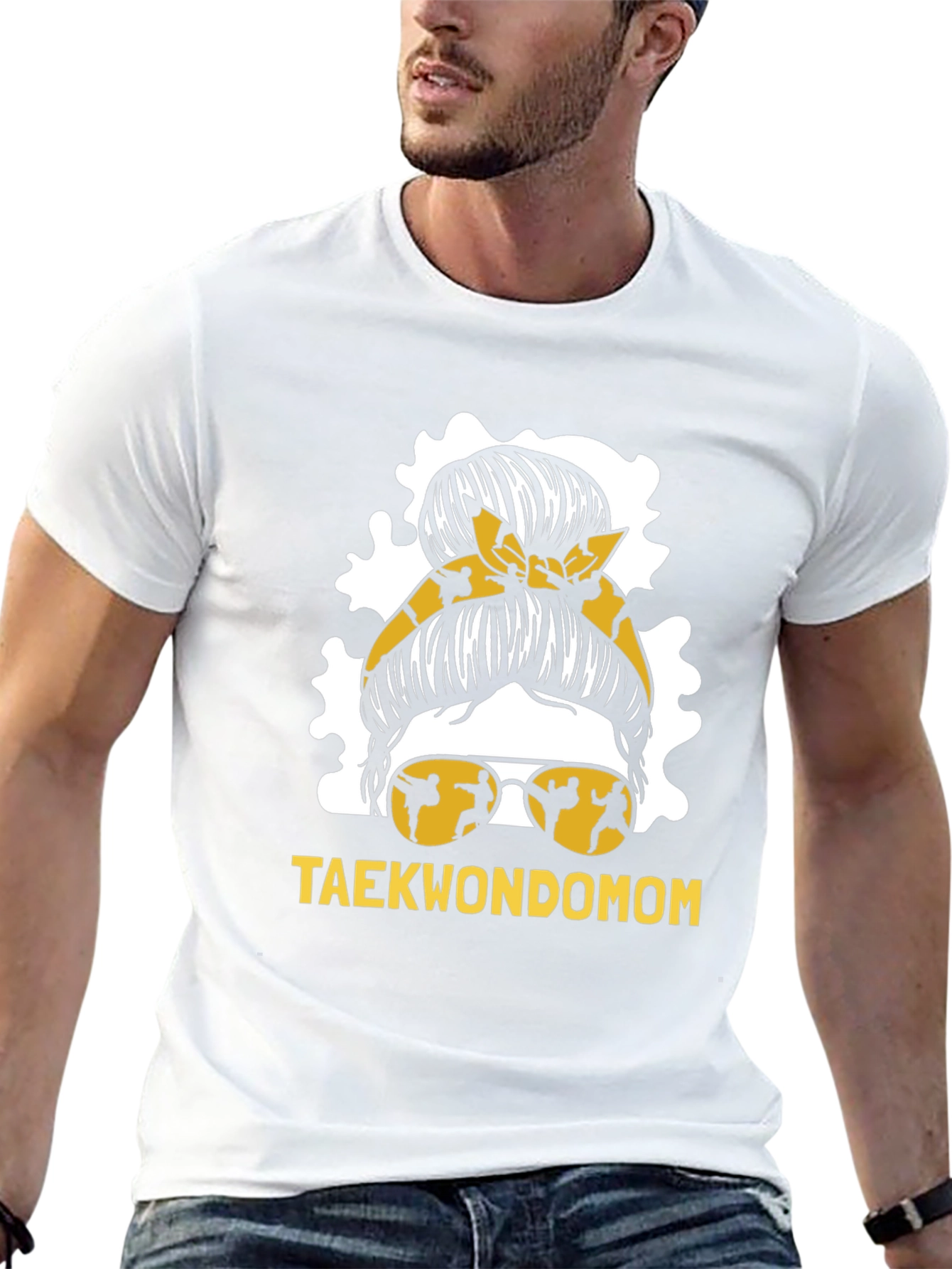Taekwondo Mom Graphic Tee - Martial Arts Style