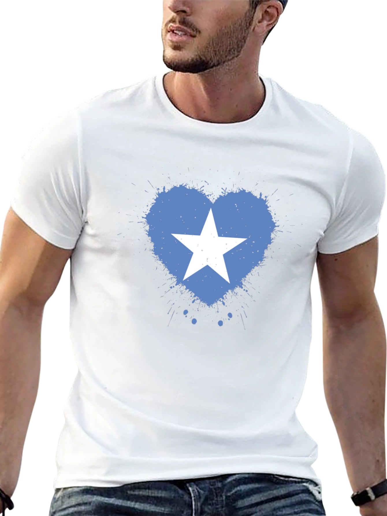 Somalia Flag Heart T-Shirt