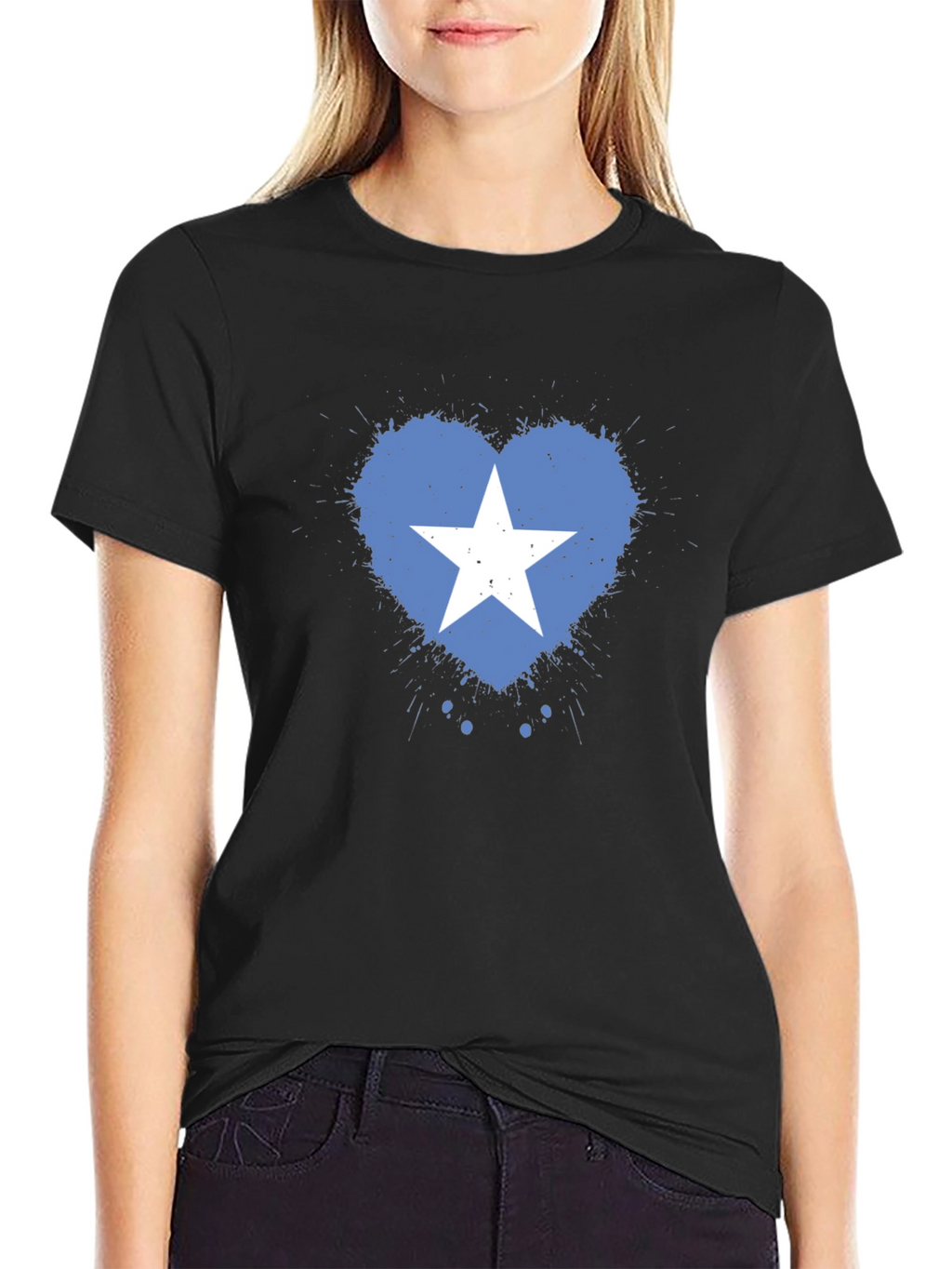 Somalia Flag Heart T-Shirt
