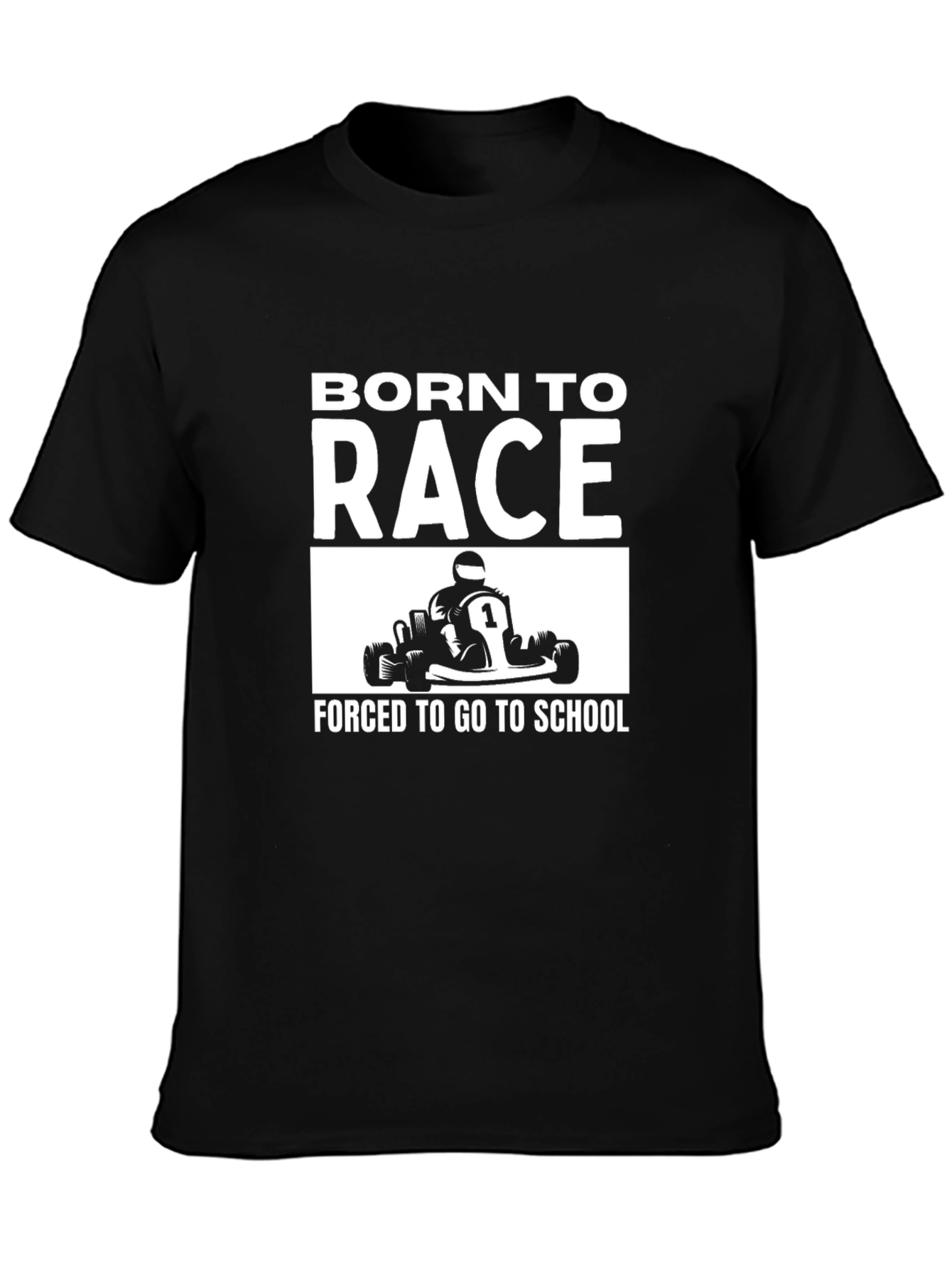 Born To Race T-Shirt - Go Kart Racing Tee