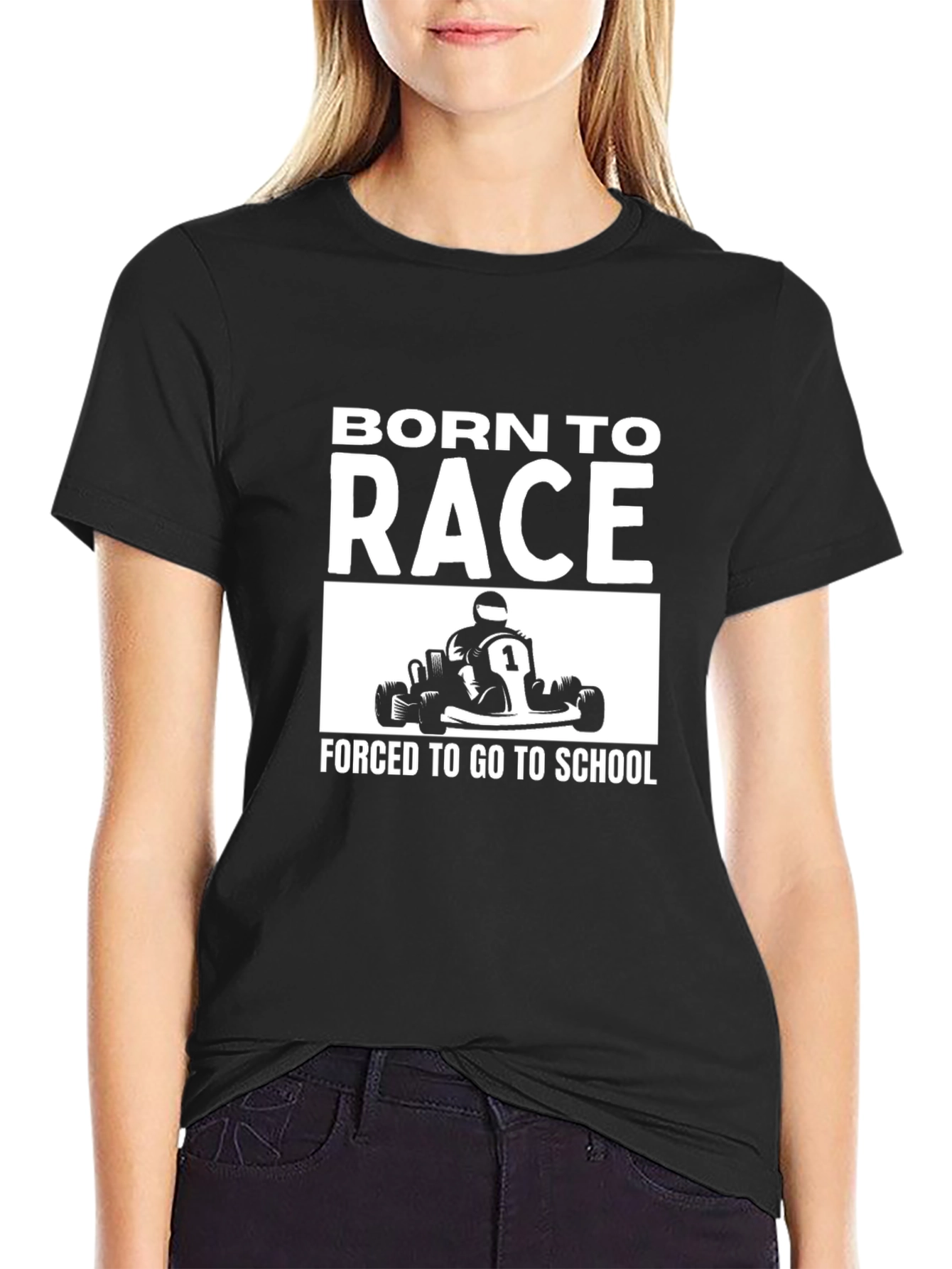 Born To Race T-Shirt - Go Kart Racing Tee
