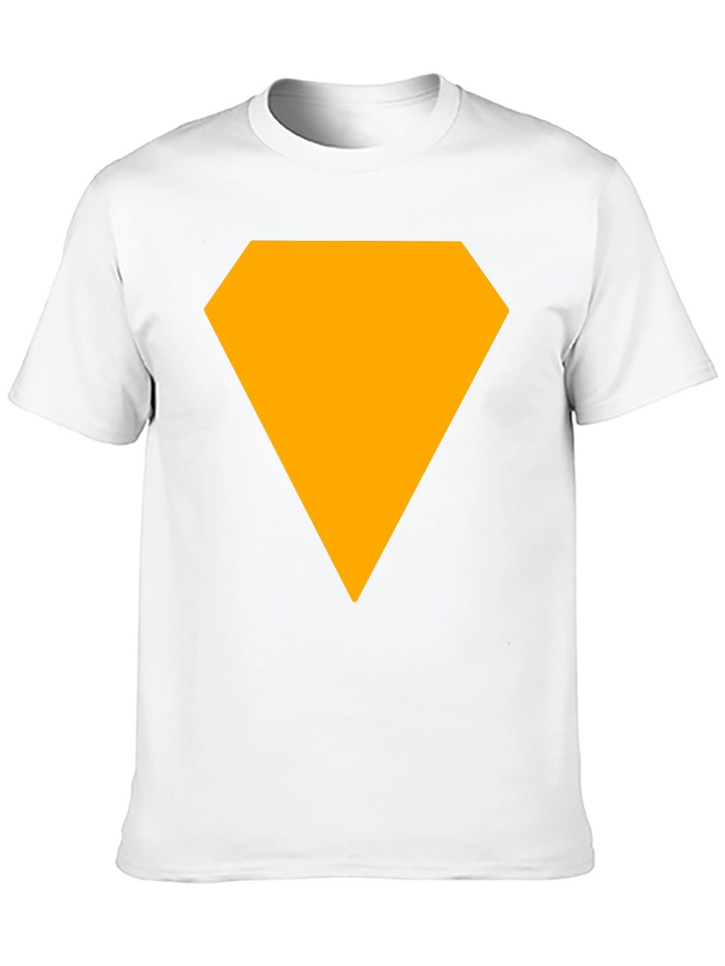 Bold Diamond Graphic Tee - Casual Black T-Shirt
