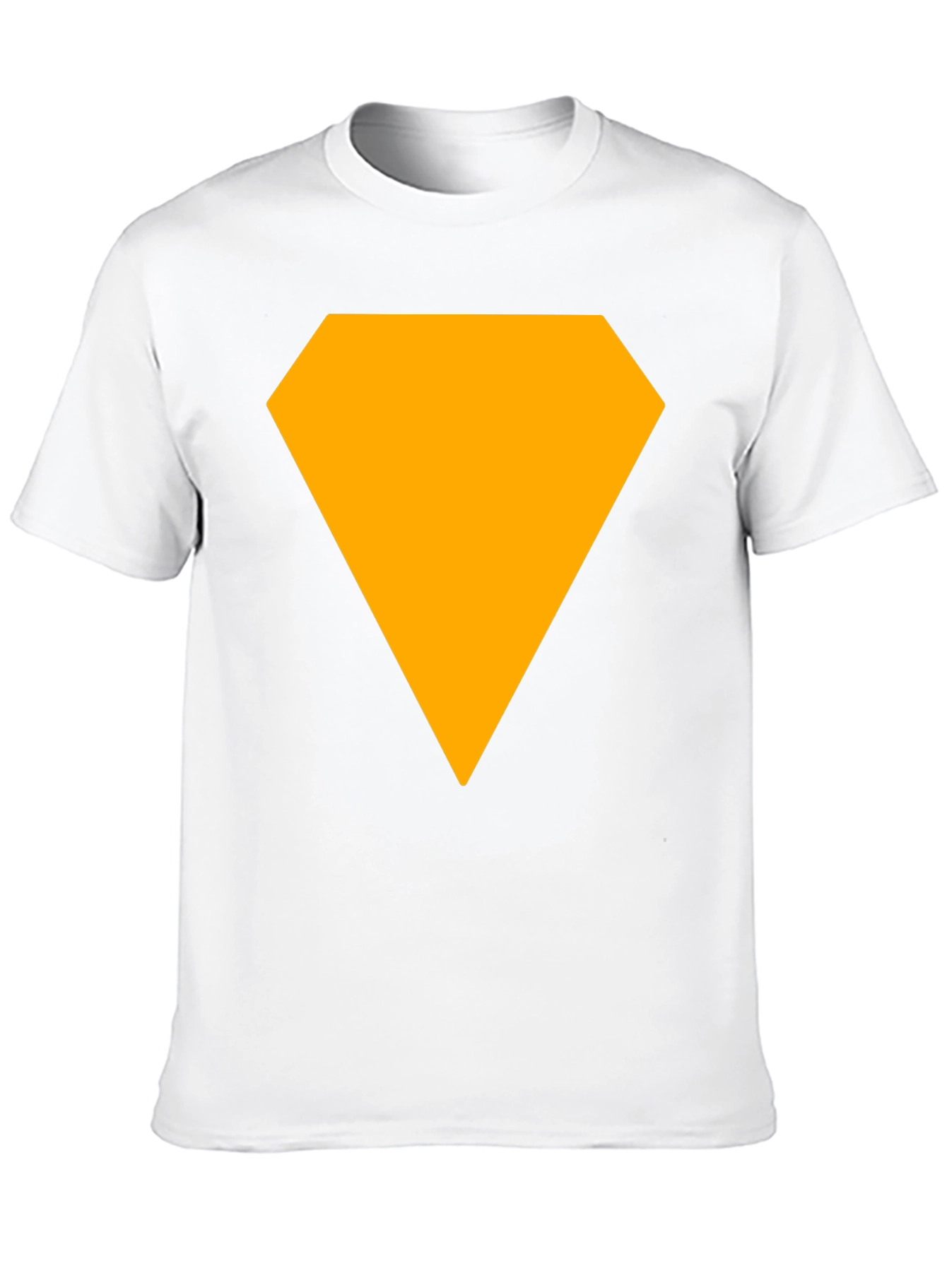Bold Diamond Graphic Tee - Casual Black T-Shirt