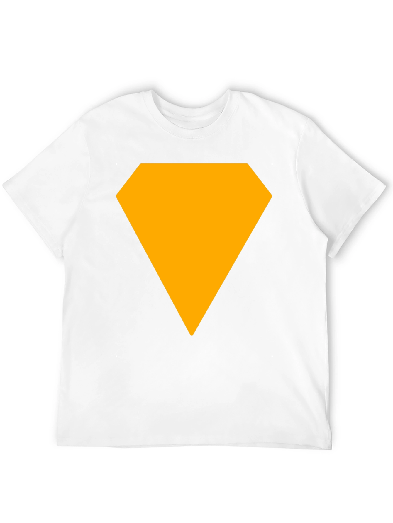 Bold Diamond Graphic Tee - Casual Black T-Shirt