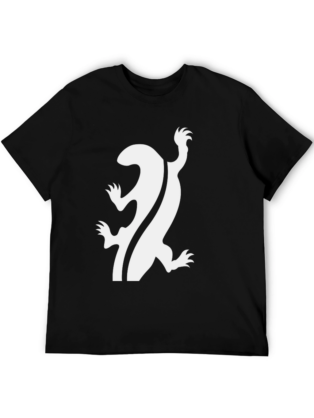 Lizard Graphic Black T-Shirt - Cool Unique Design