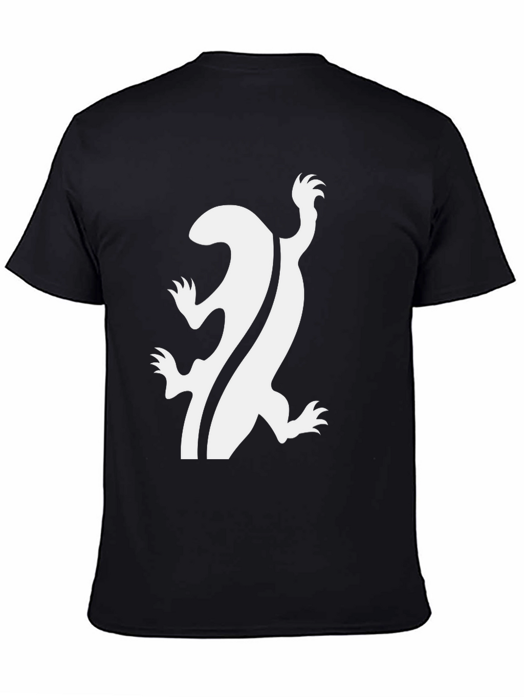 Lizard Graphic Black T-Shirt - Cool Unique Design