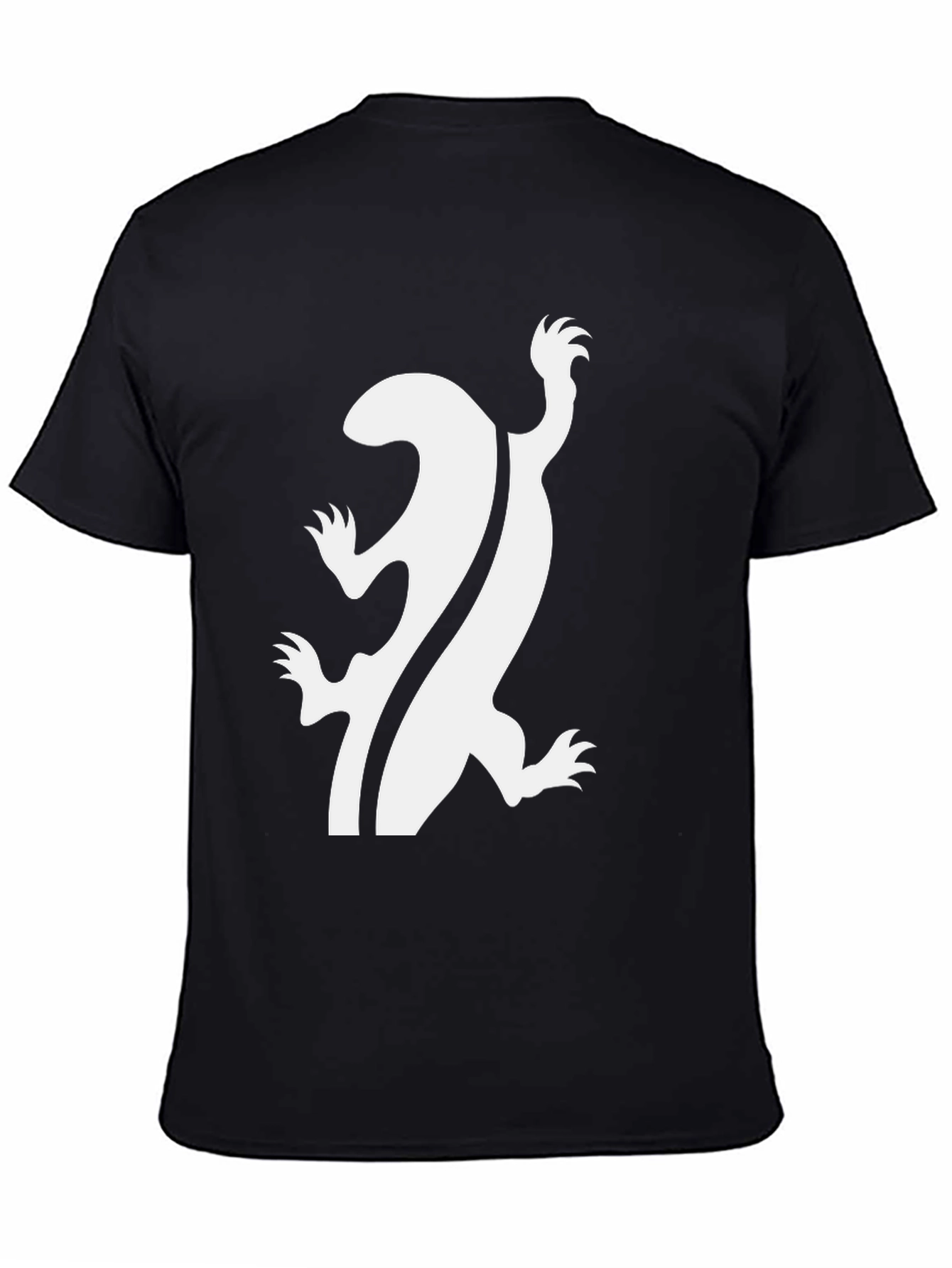 Lizard Graphic Black T-Shirt - Cool Unique Design