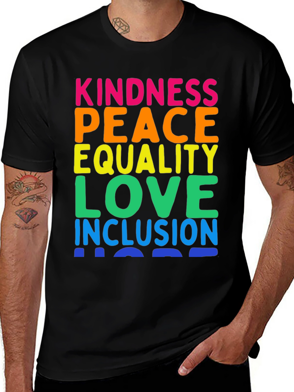 Kindness Peace Equality Love Inclusion T-Shirt