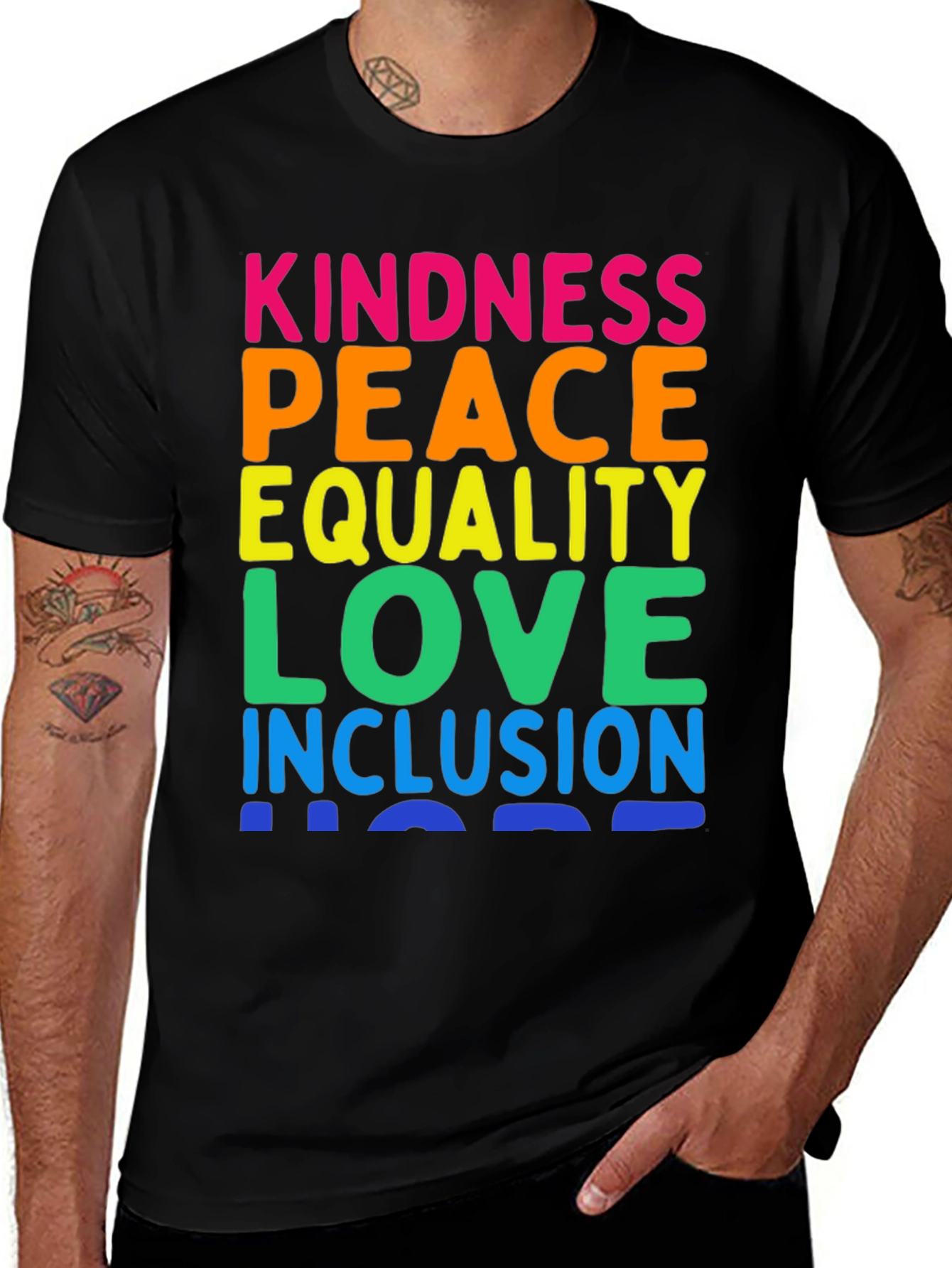 Kindness Peace Equality Love Inclusion T-Shirt