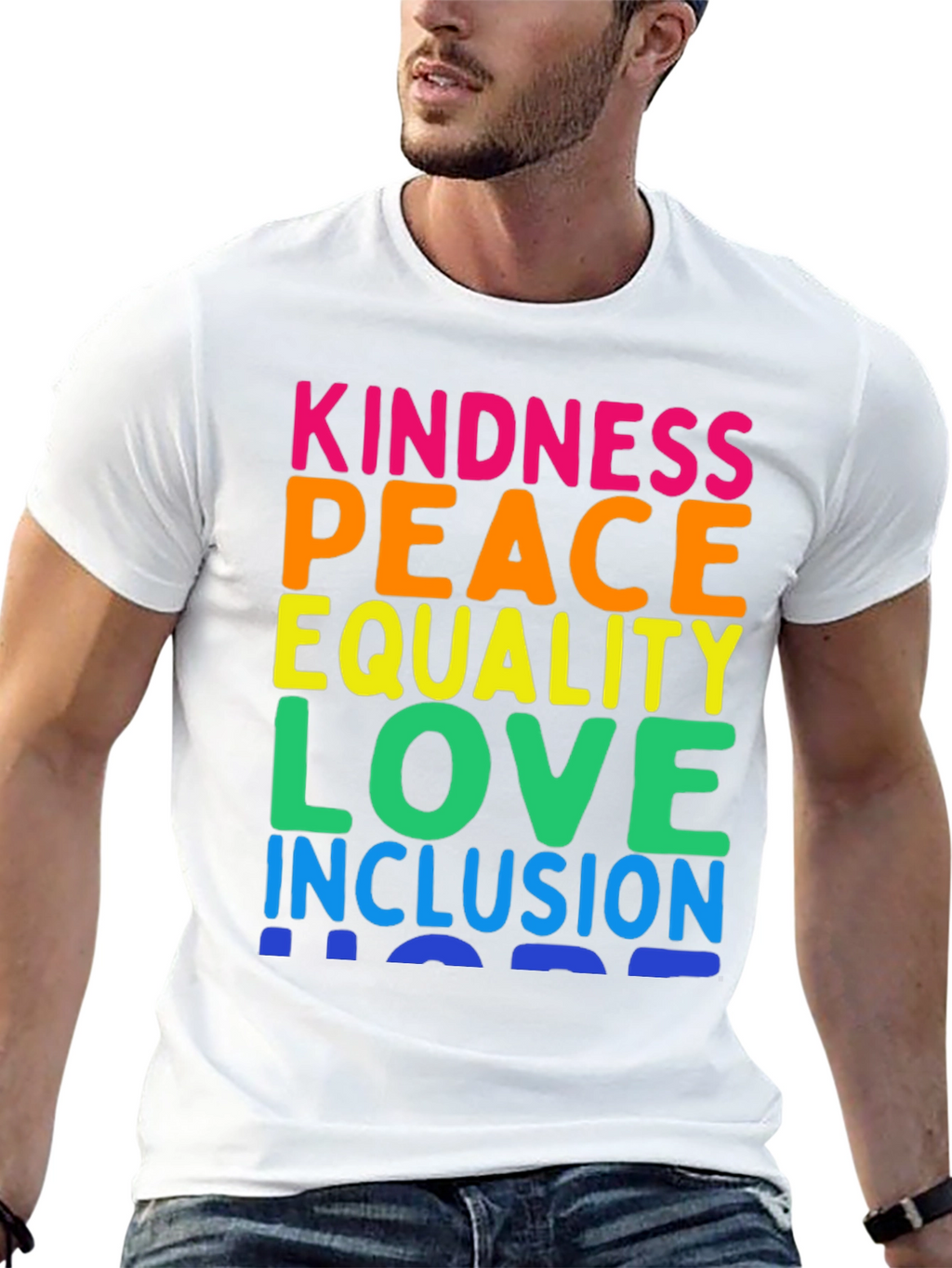 Kindness Peace Equality Love Inclusion T-Shirt
