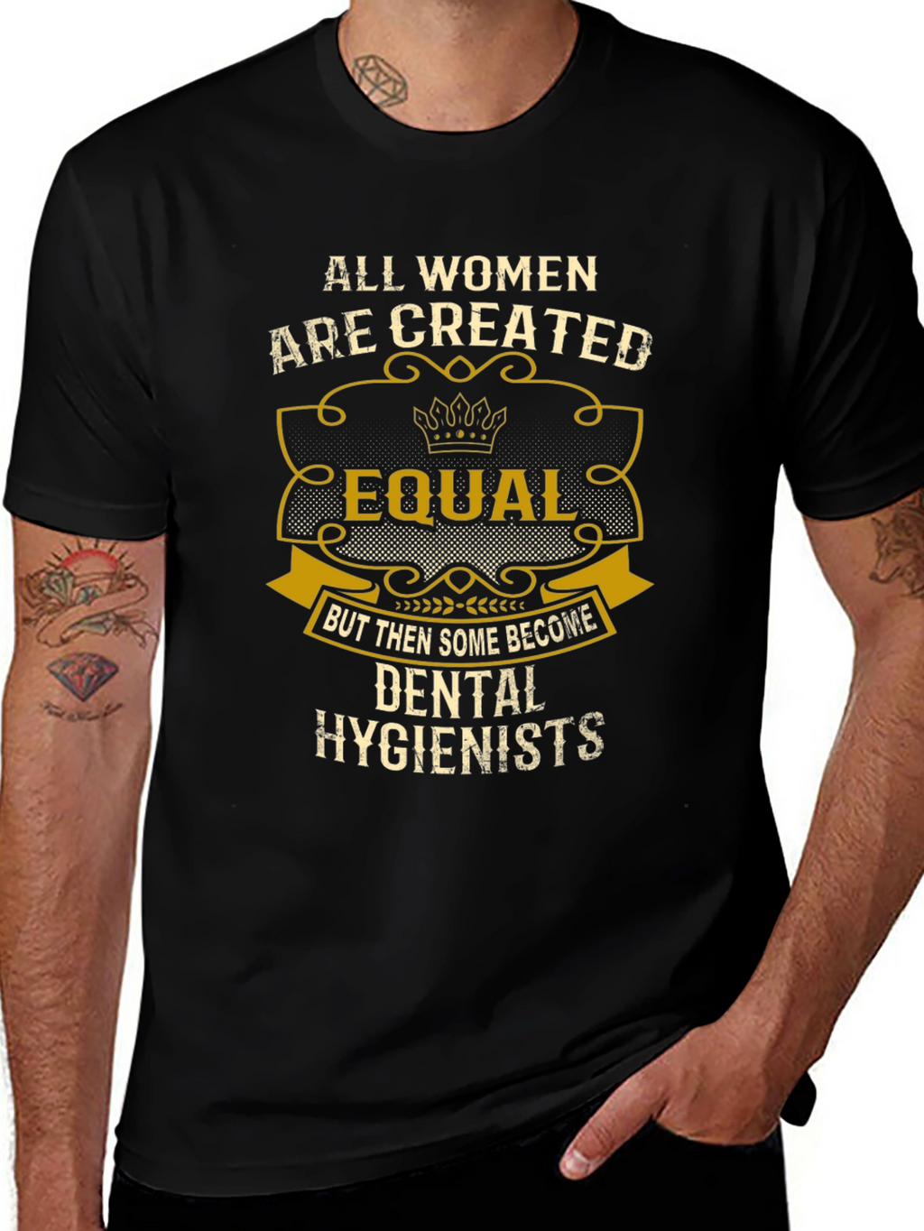 Dental Hygienist Womens T-Shirt - Equal Design