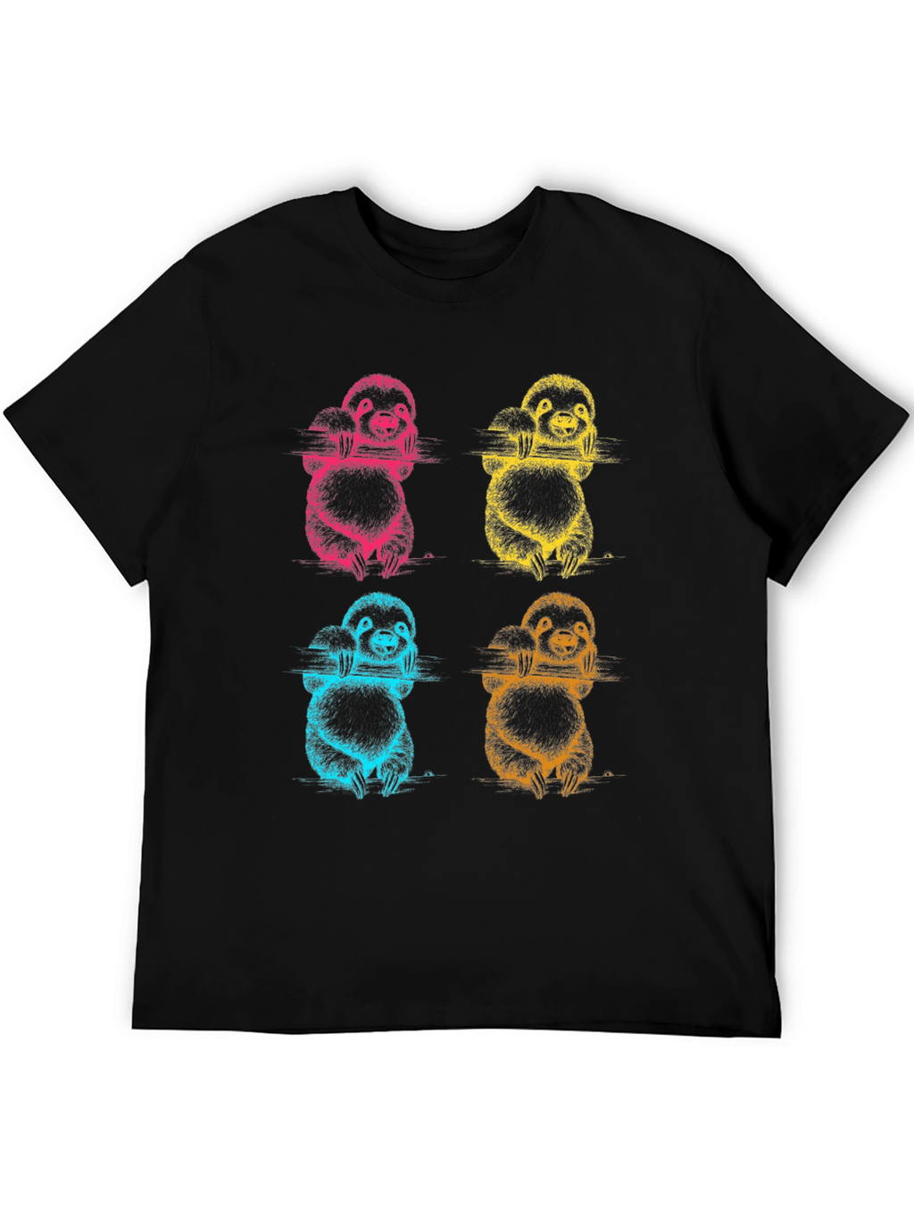 Sloth Pop Art T-Shirt - Fun Graphic Tee