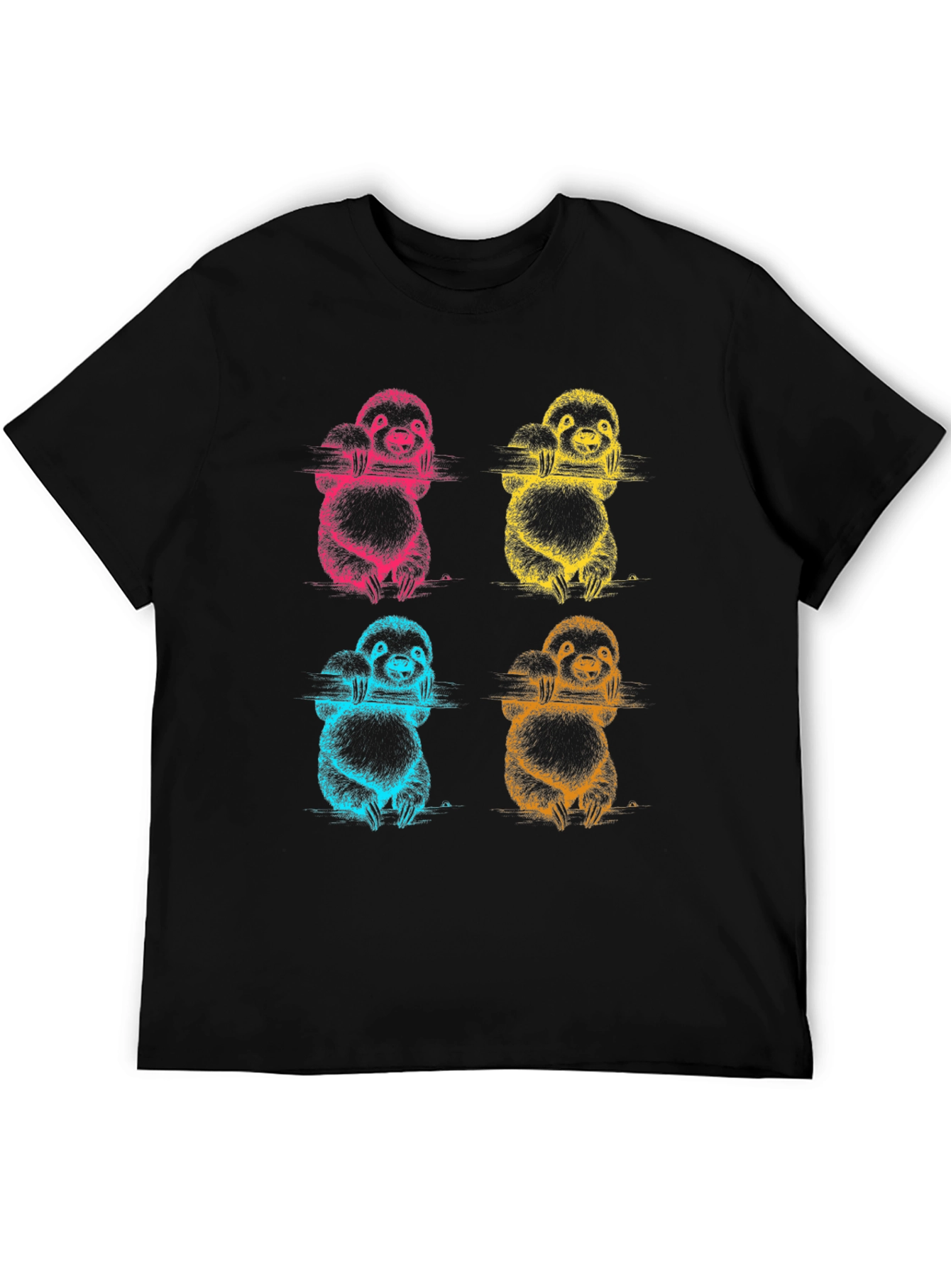 Sloth Pop Art T-Shirt - Fun Graphic Tee