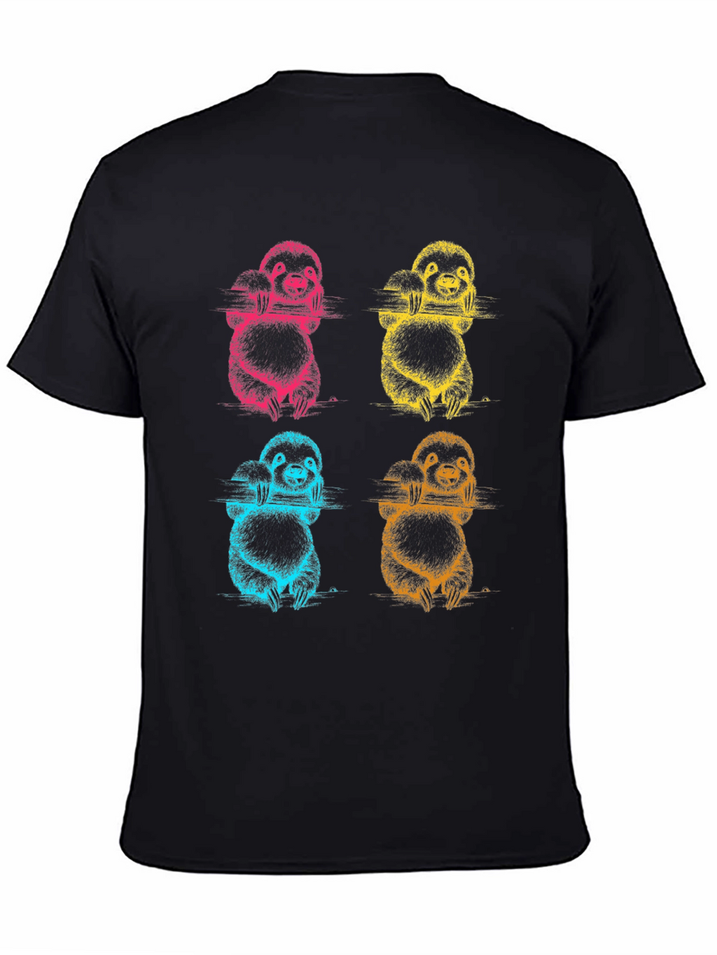Sloth Pop Art T-Shirt - Fun Graphic Tee