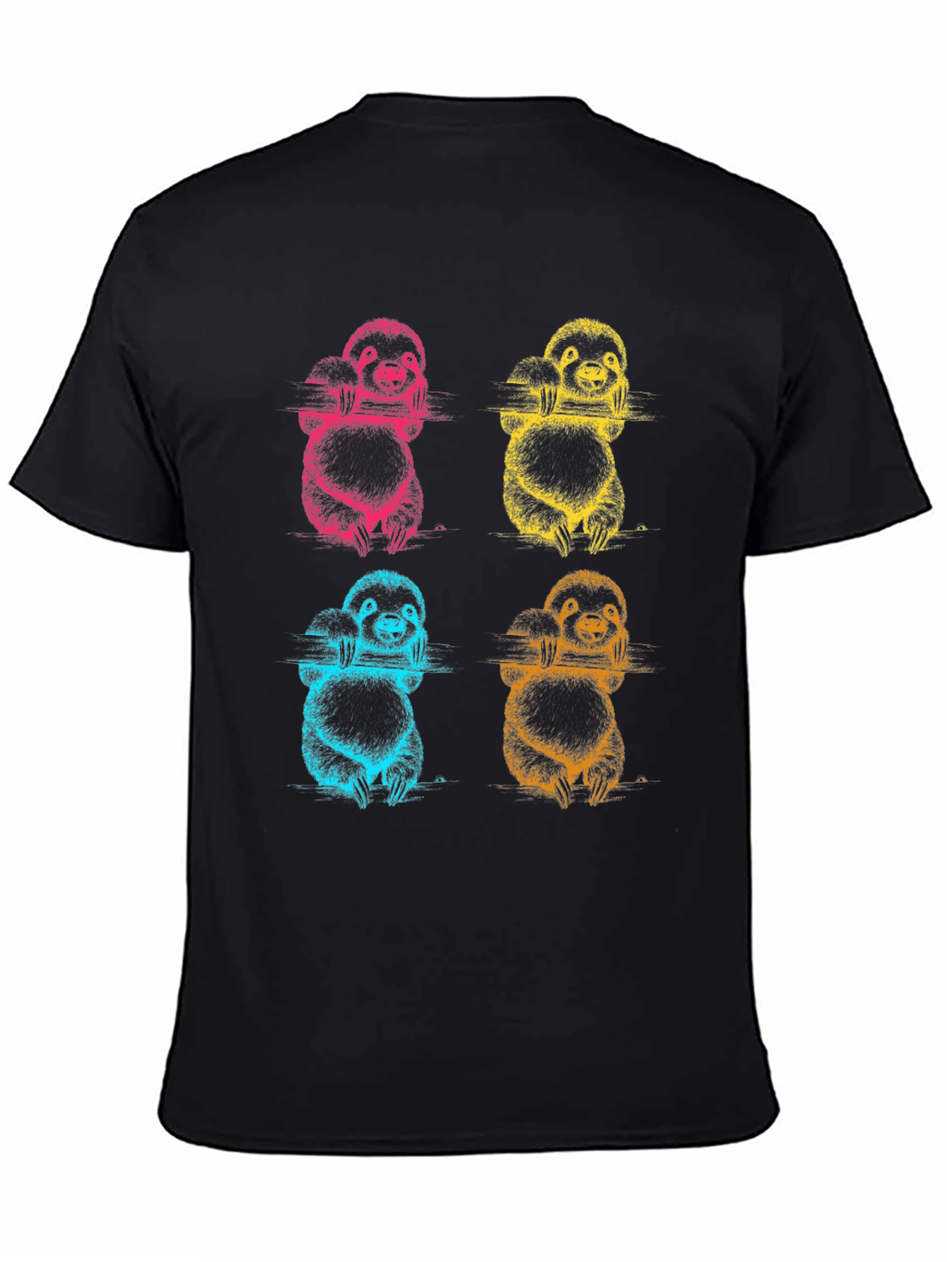 Sloth Pop Art T-Shirt - Fun Graphic Tee