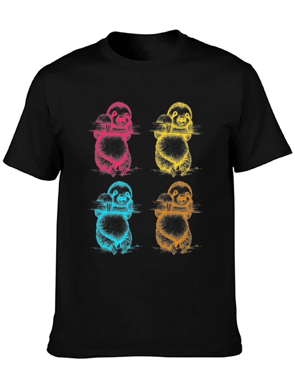 Sloth Pop Art T-Shirt - Fun Graphic Tee
