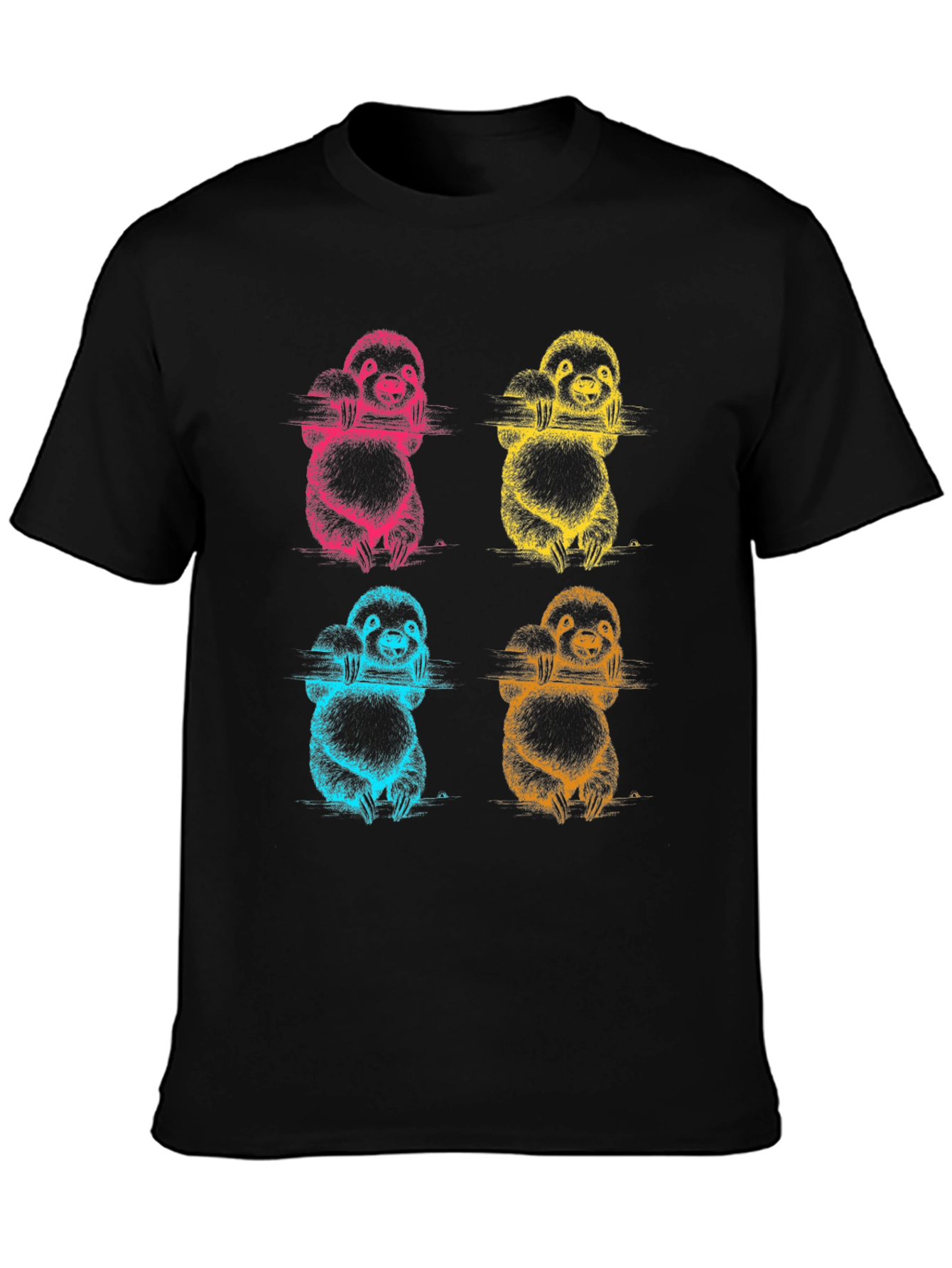 Sloth Pop Art T-Shirt - Fun Graphic Tee