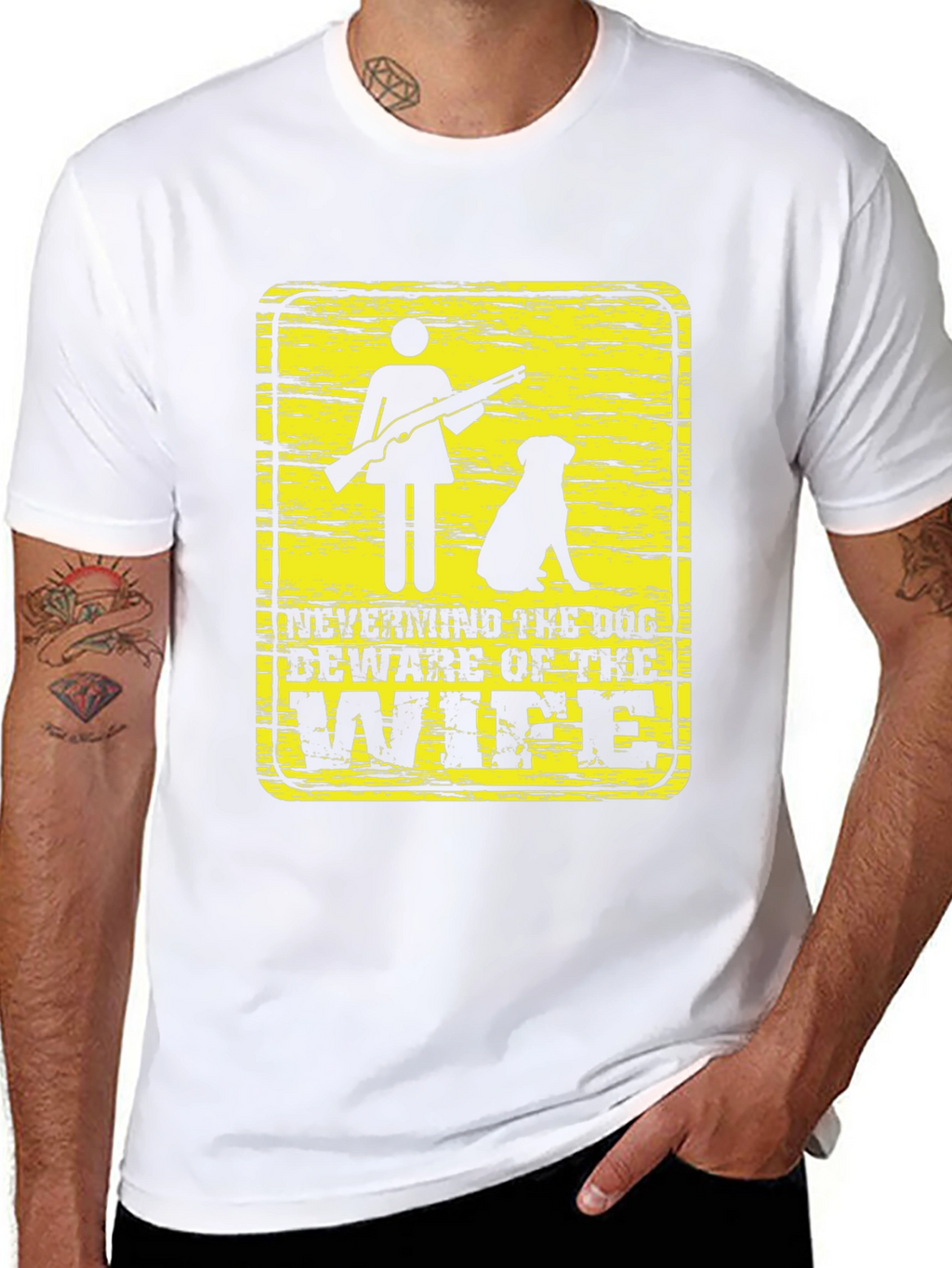 Beware of Wife Funny Graphic T-Shirt