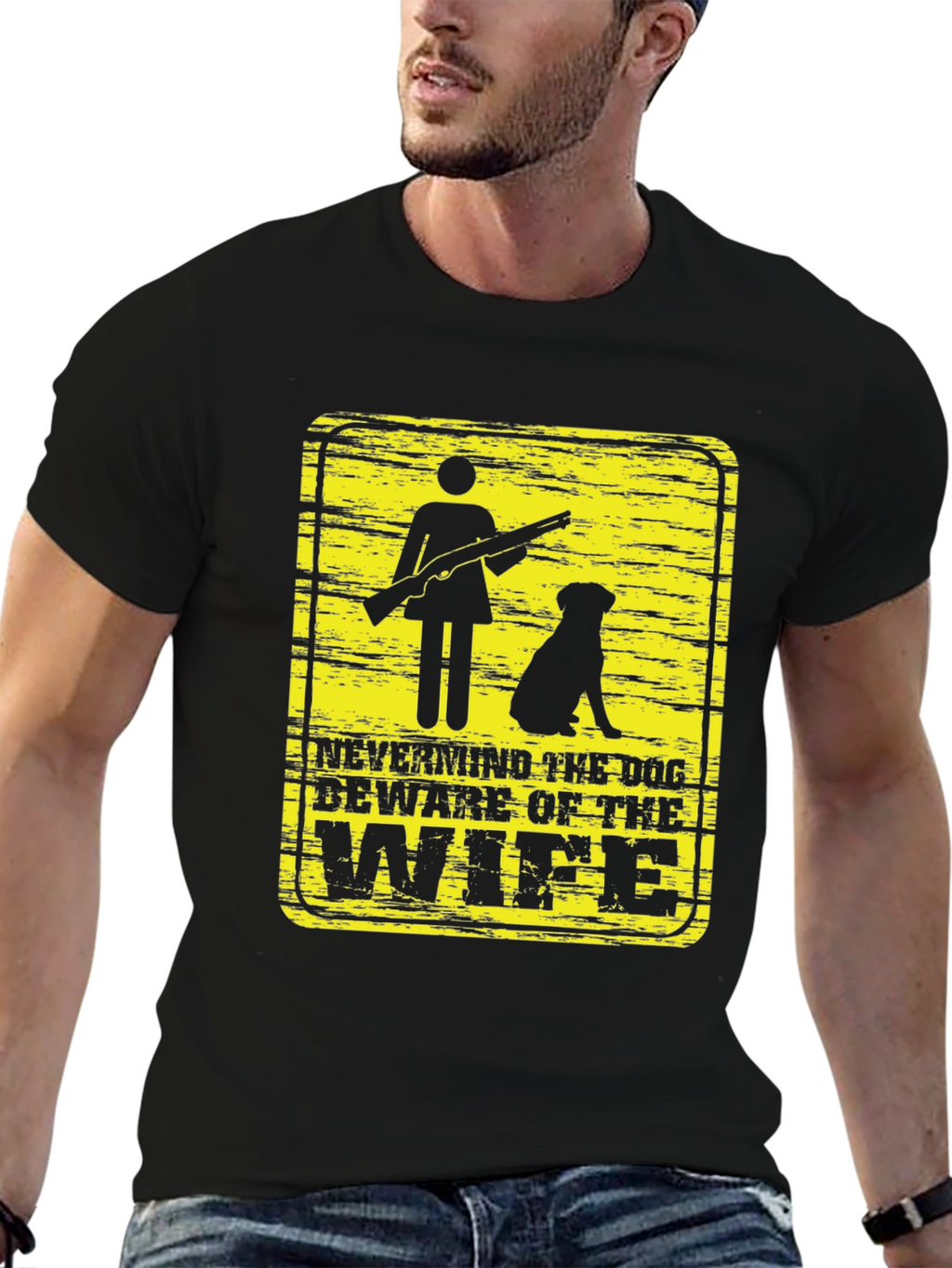 Beware of Wife Funny Graphic T-Shirt