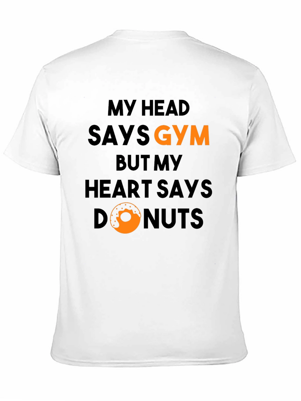 Gym vs Donuts Graphic T-Shirt