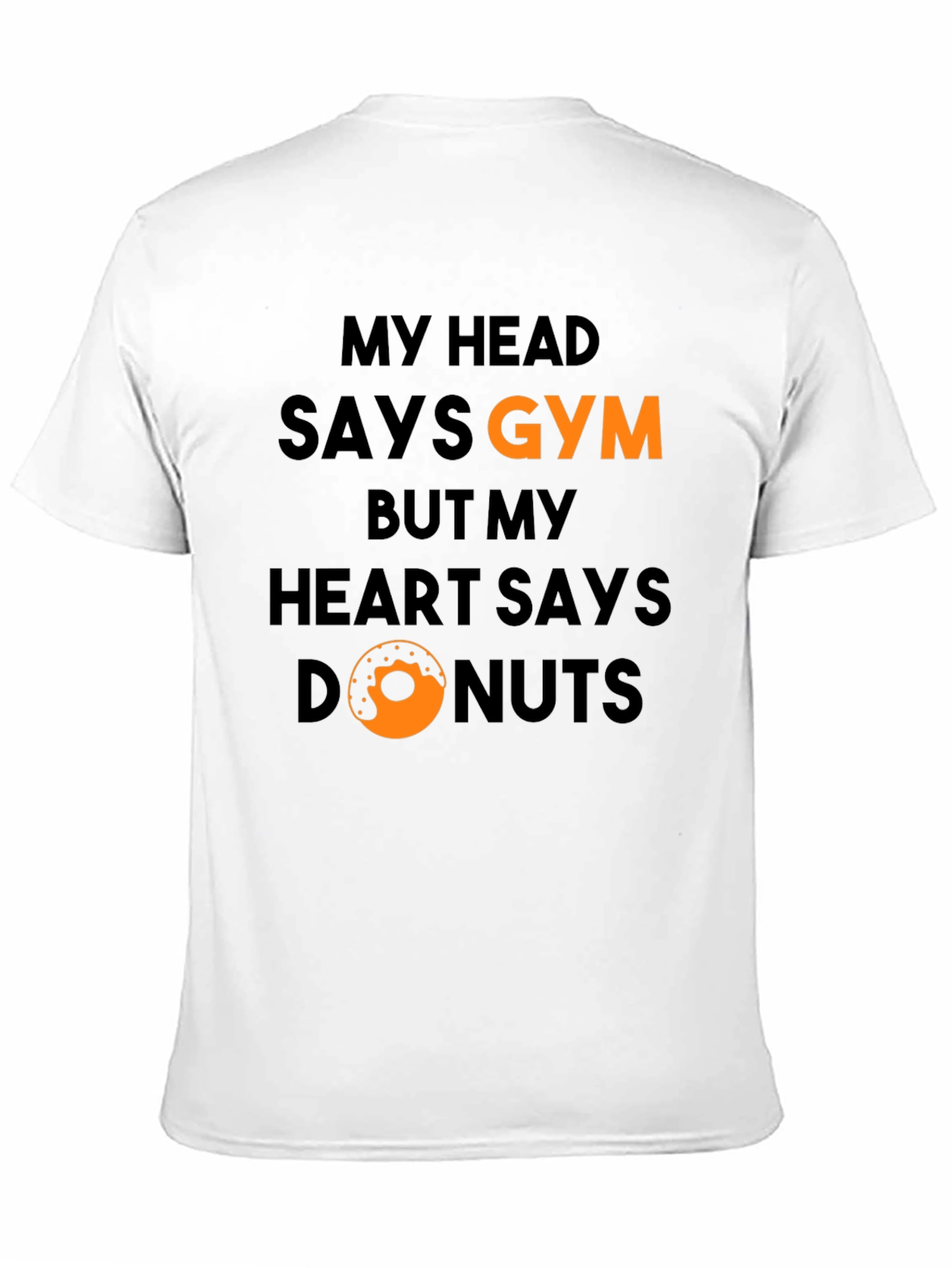 Gym vs Donuts Graphic T-Shirt