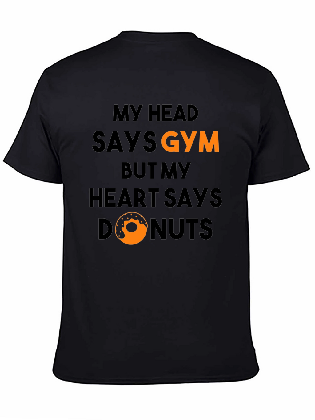 Gym vs Donuts Graphic T-Shirt