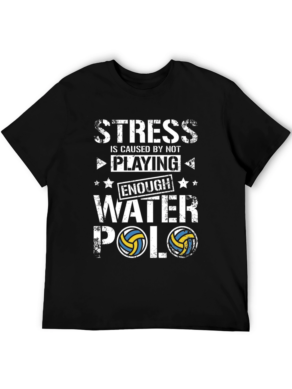 Stress Water Polo T-Shirt - Funny Player Tee