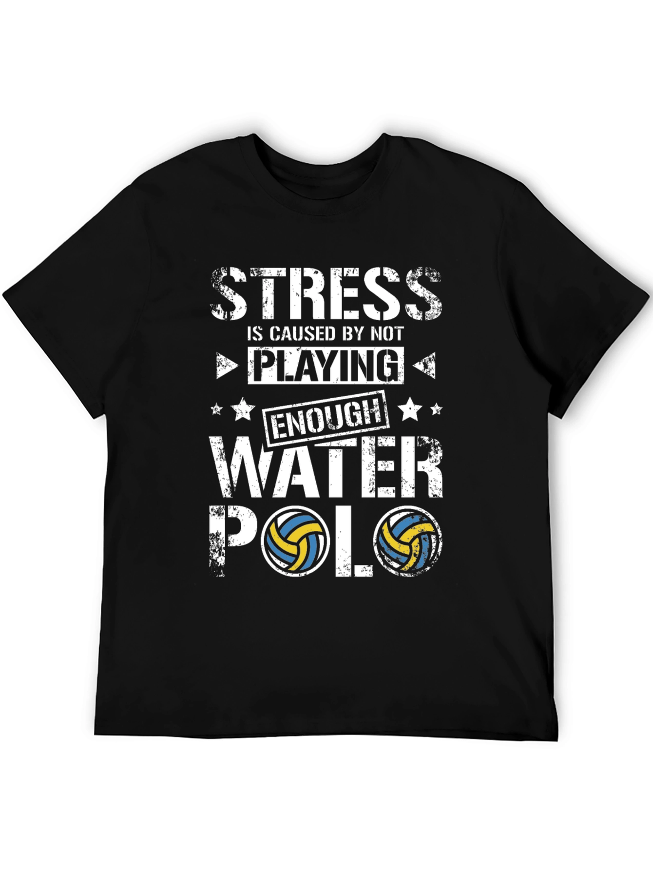Stress Water Polo T-Shirt - Funny Player Tee