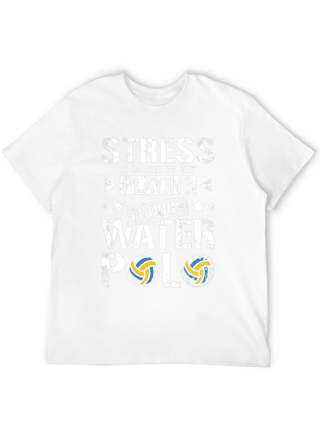 Stress Water Polo T-Shirt - Funny Player Tee
