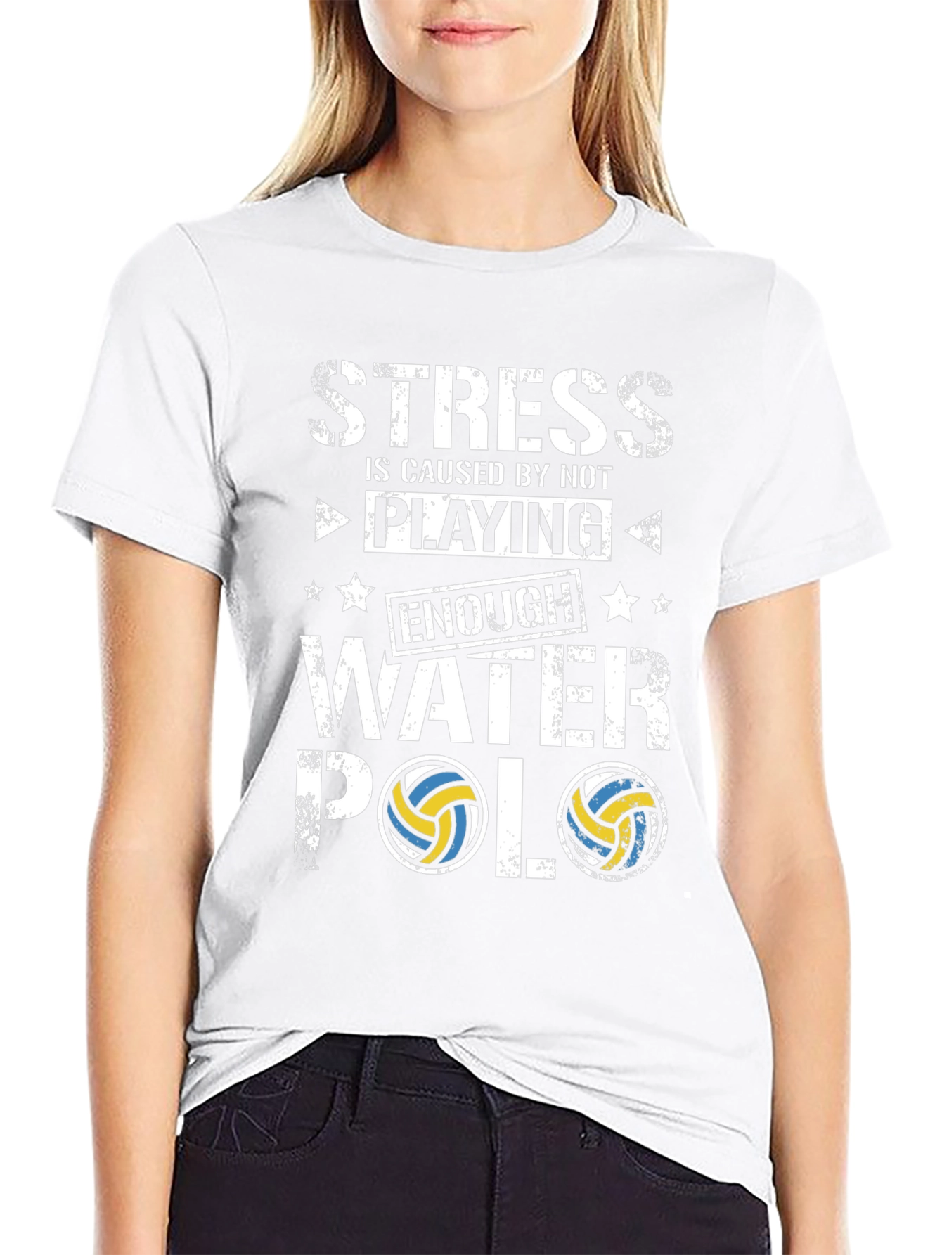 Stress Water Polo T-Shirt - Funny Player Tee