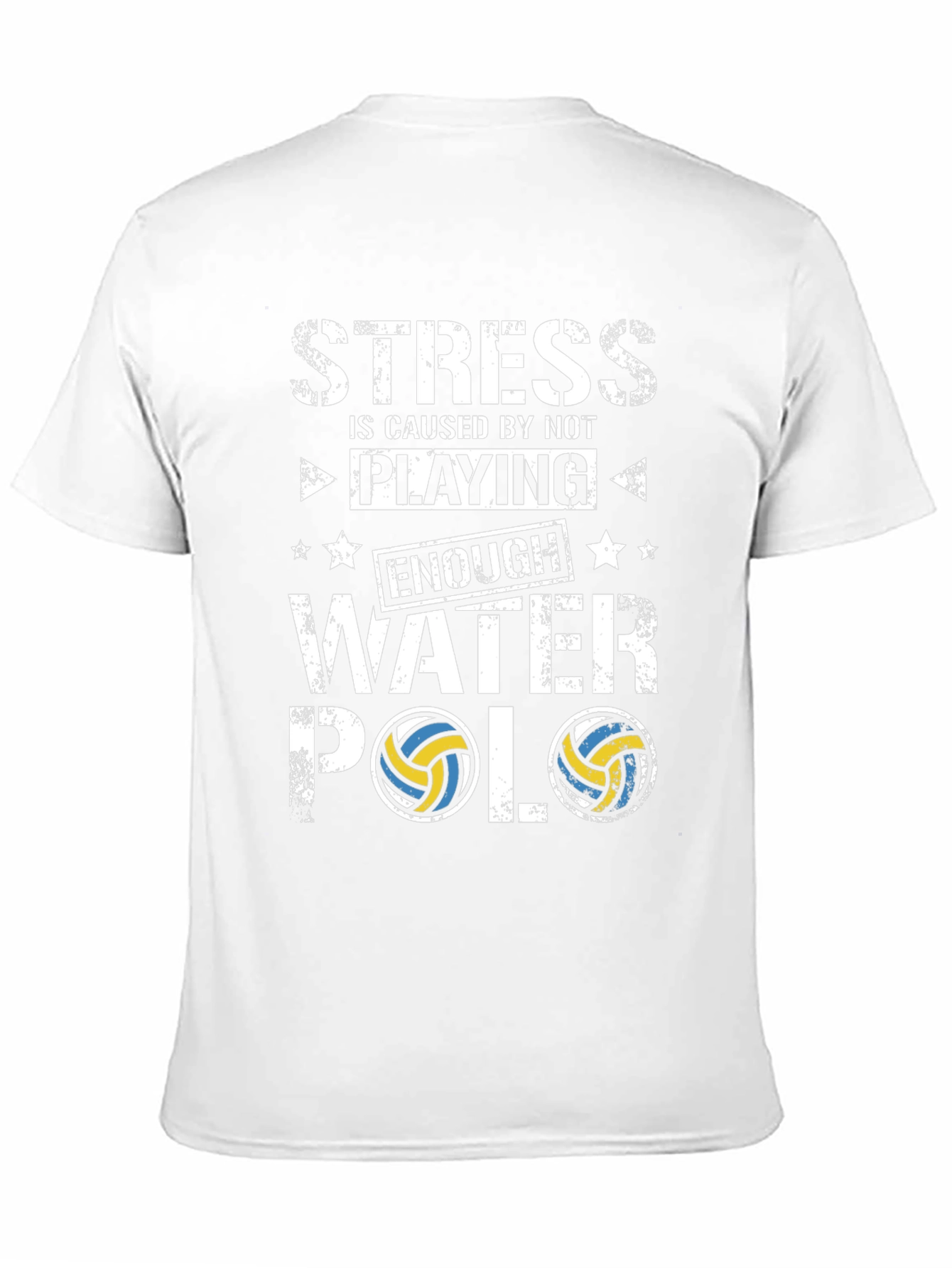 Stress Water Polo T-Shirt - Funny Player Tee