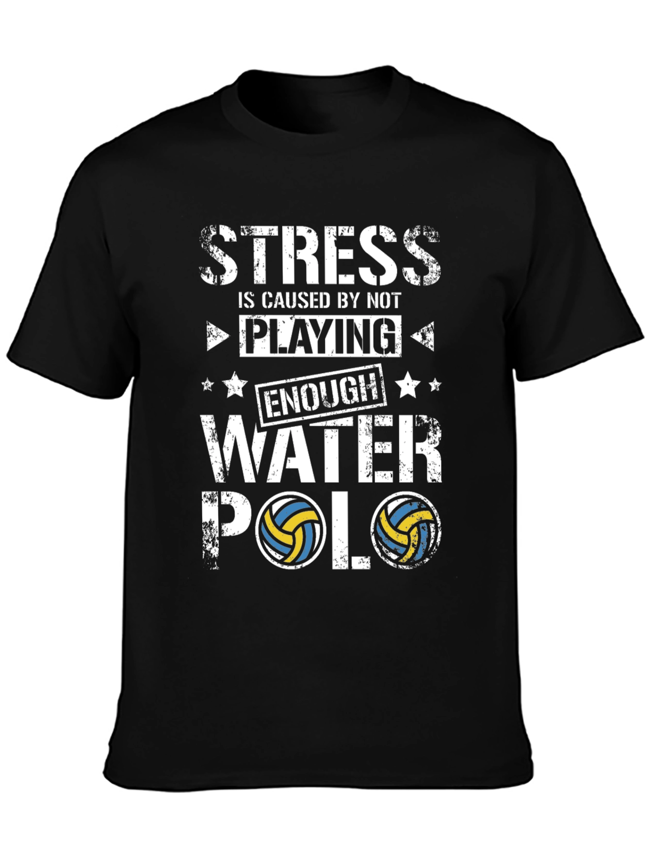 Stress Water Polo T-Shirt - Funny Player Tee