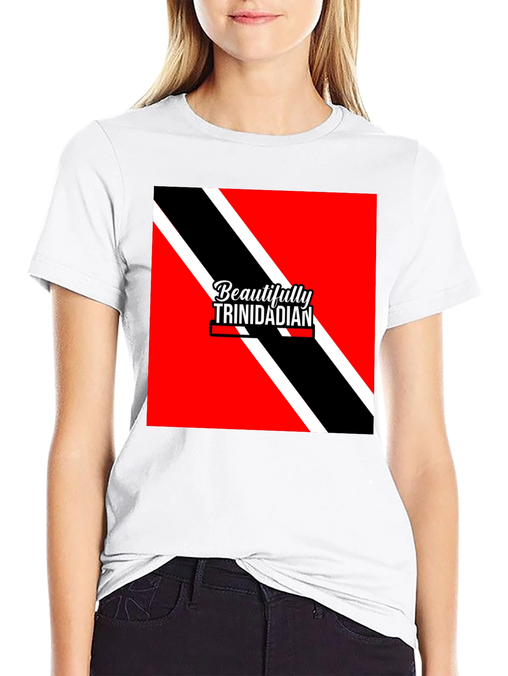Beautifully Trinidadian Flag Graphic T-Shirt