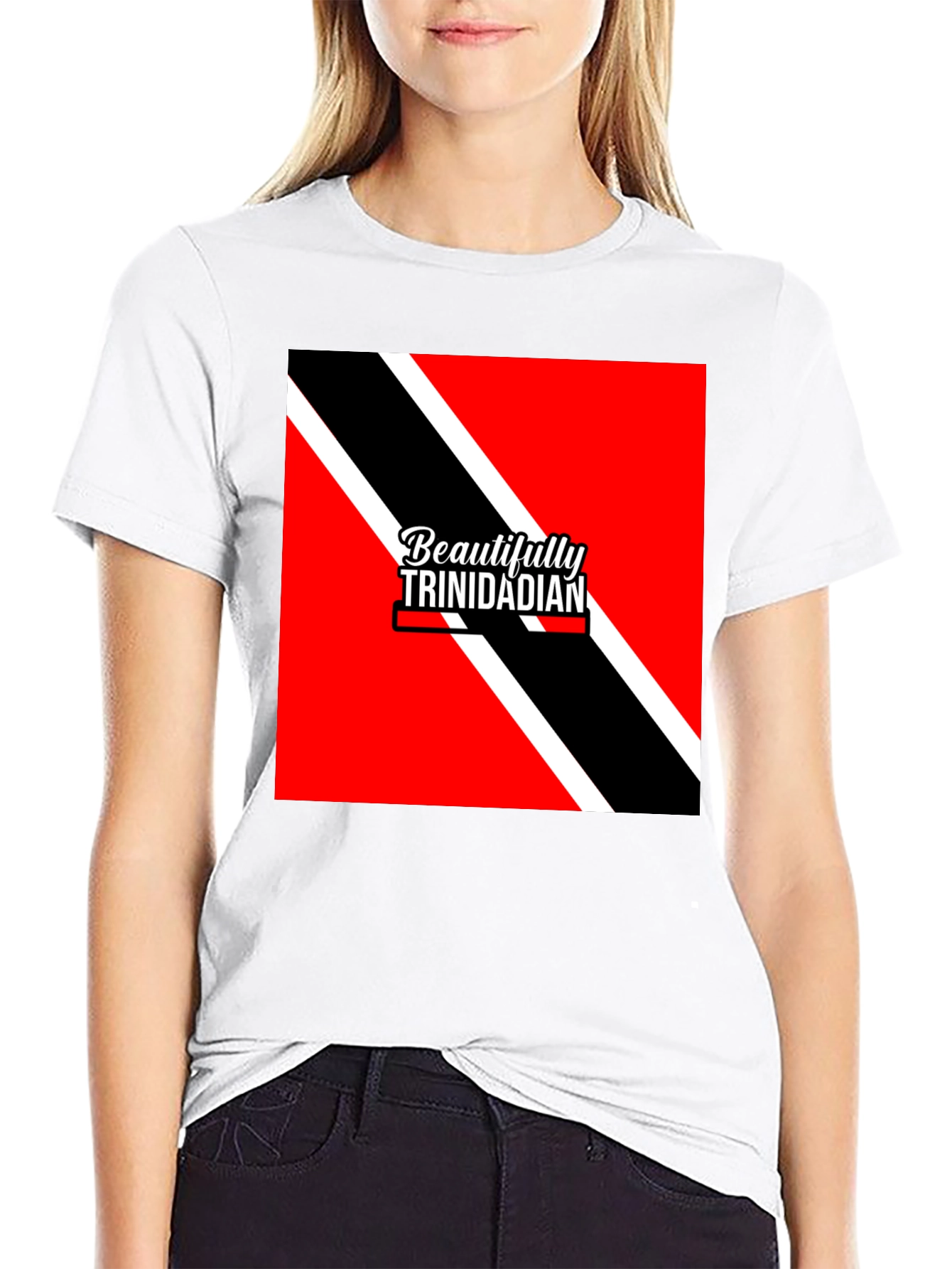 Beautifully Trinidadian Flag Graphic T-Shirt
