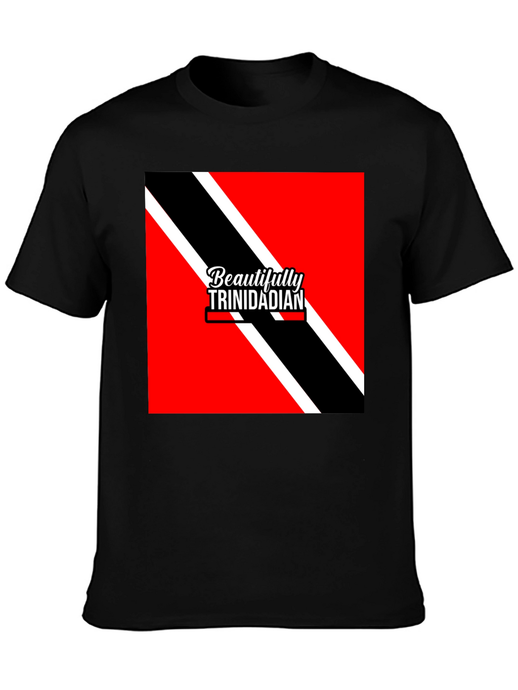 Beautifully Trinidadian Flag Graphic T-Shirt