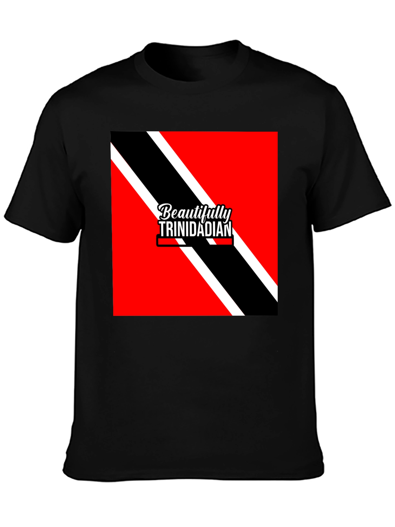 Beautifully Trinidadian Flag Graphic T-Shirt