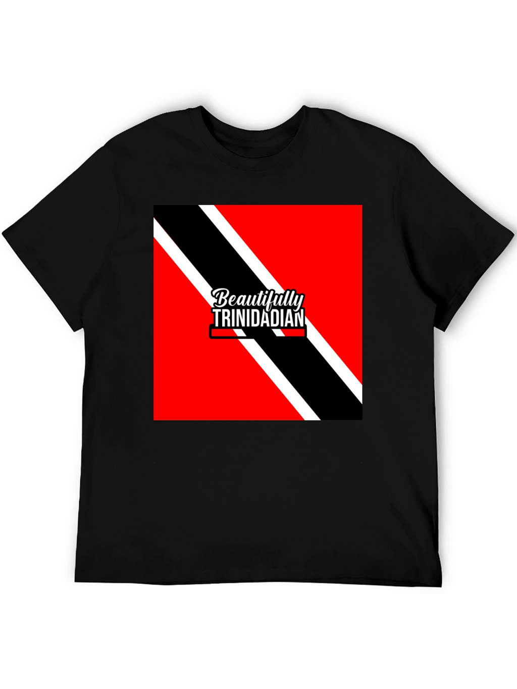 Beautifully Trinidadian Flag Graphic T-Shirt