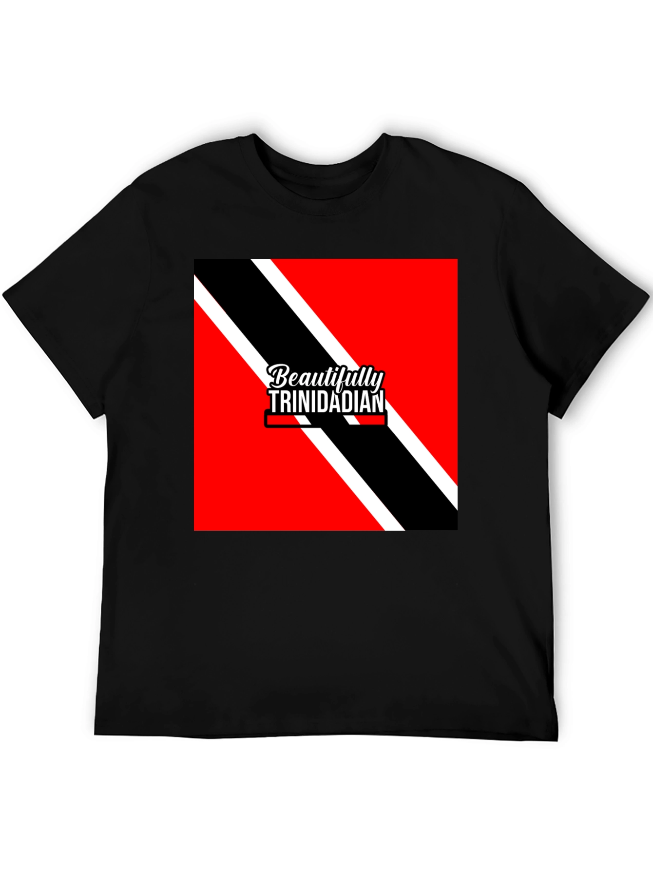 Beautifully Trinidadian Flag Graphic T-Shirt