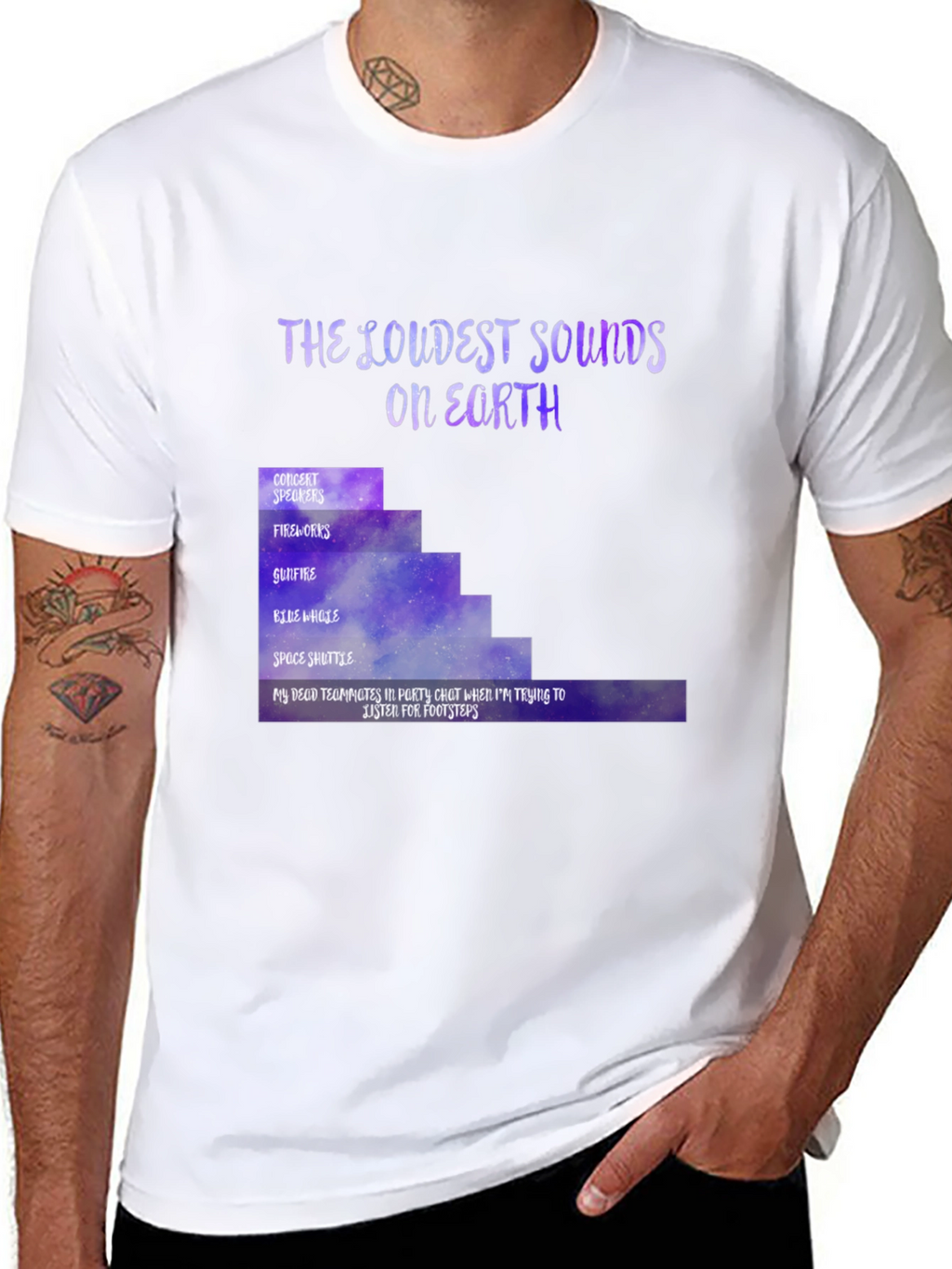 The Loudest Sounds on Earth Graphic Tee