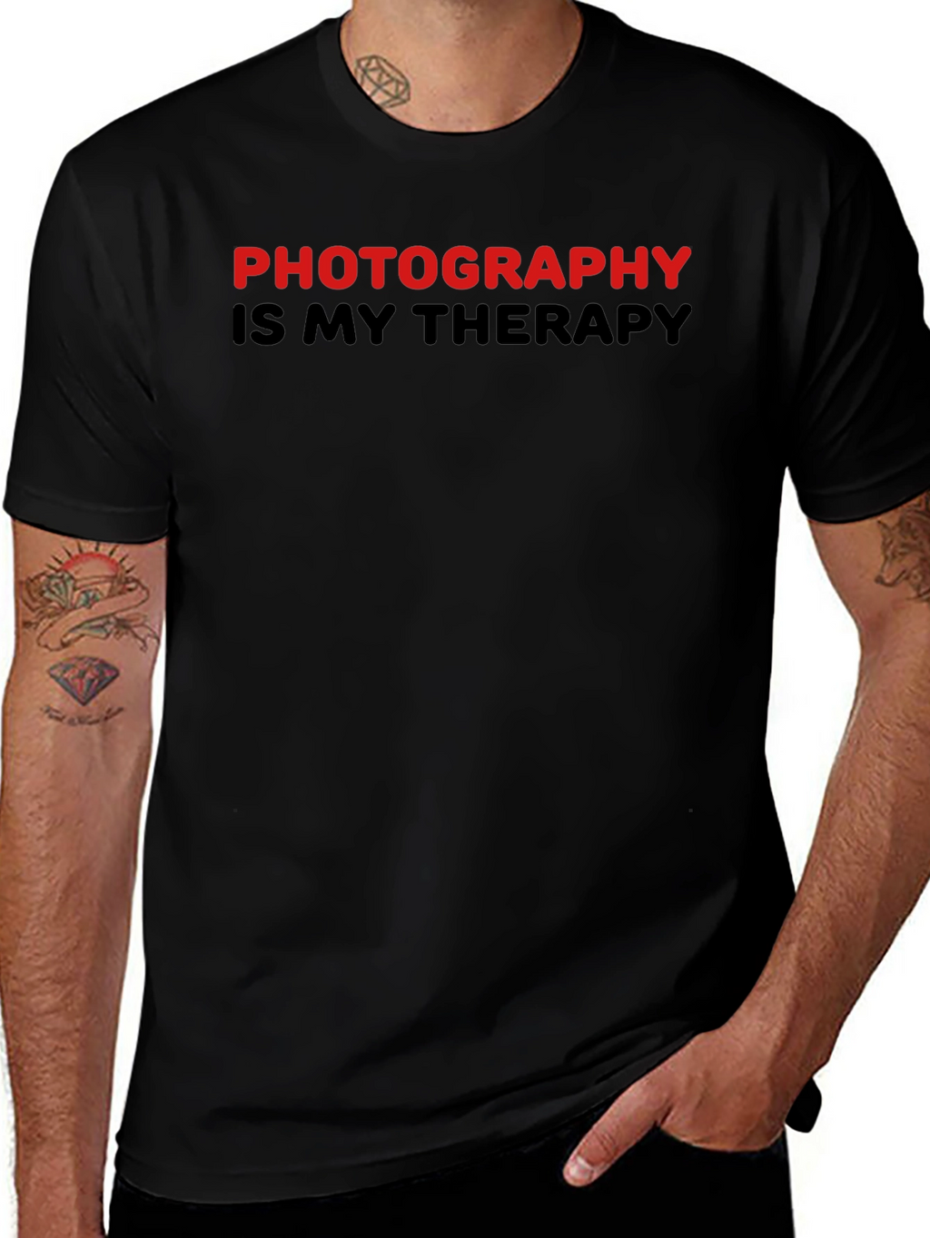 Photography Is My Therapy Tee
