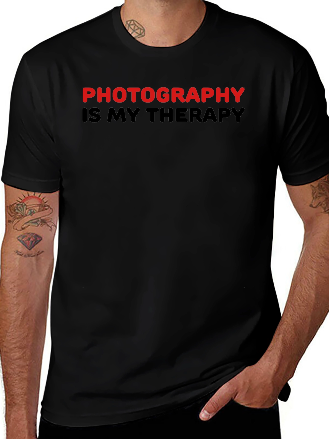 Photography Is My Therapy Tee