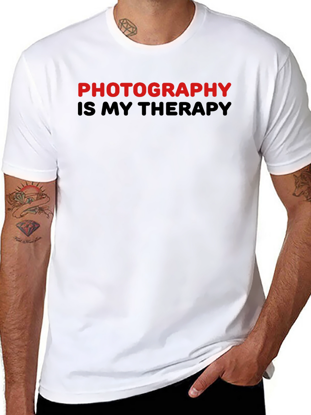 Photography Is My Therapy Tee