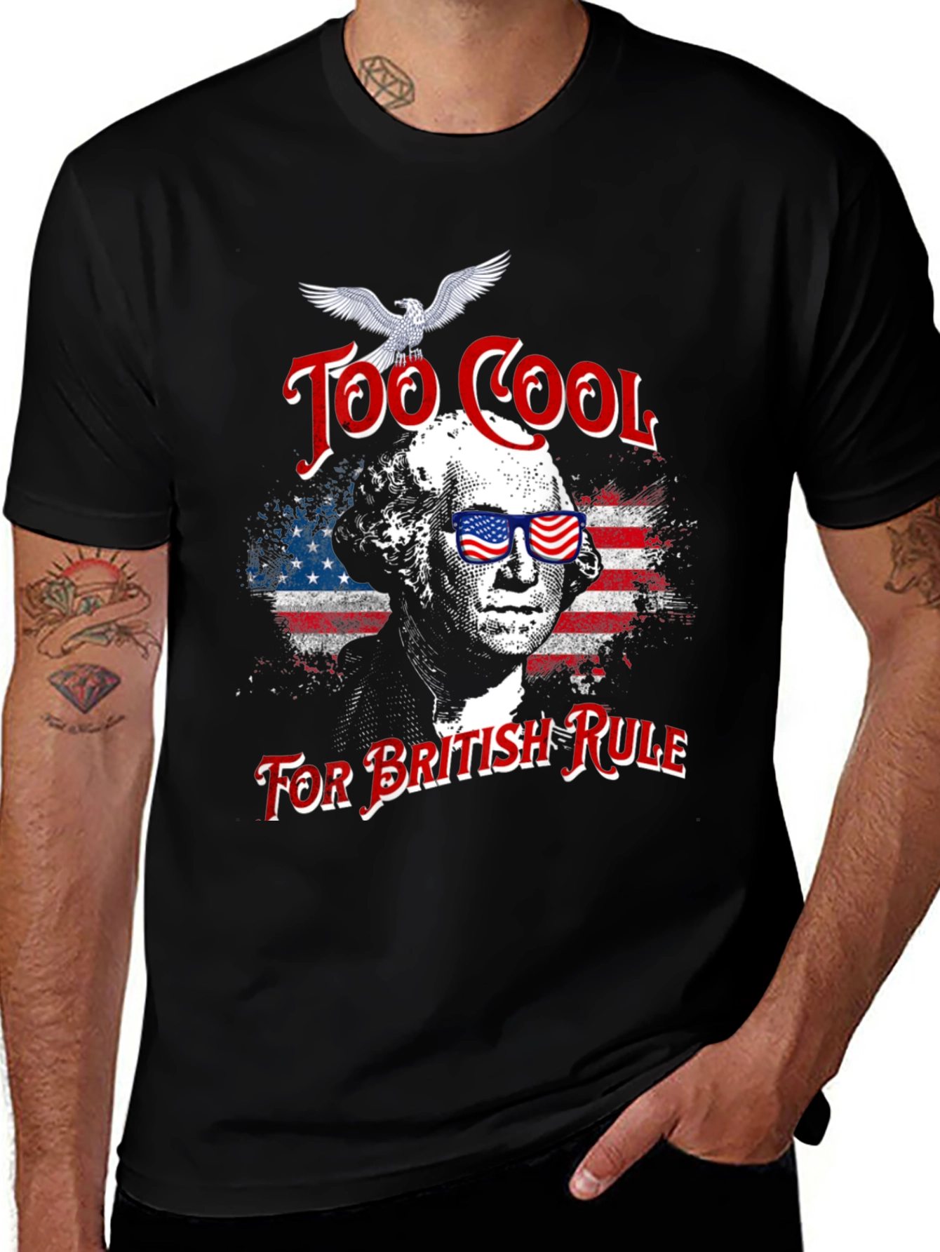 Too Cool For British Rule T-Shirt